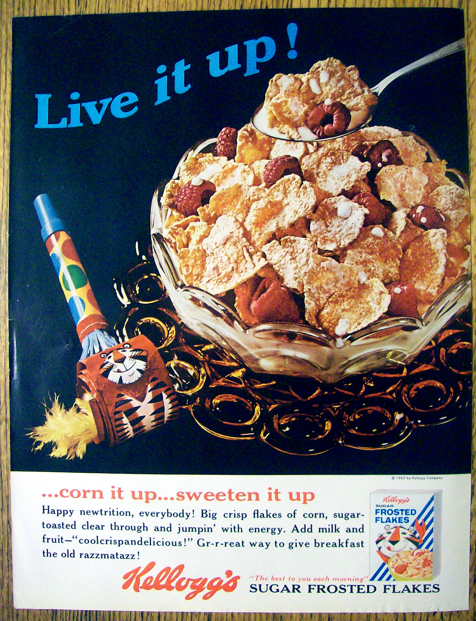Vintage Ad: 1965 Kellogg's Sugar Frosted Flakes