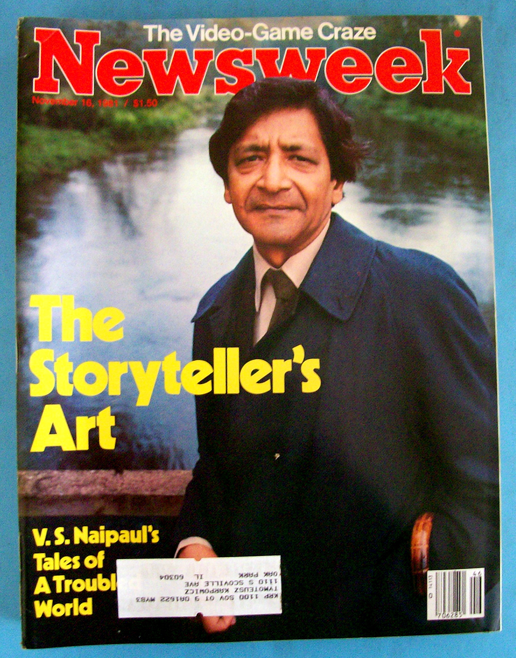 Newsweek Magazine - November 16, 1981 - V. S. Naipaul