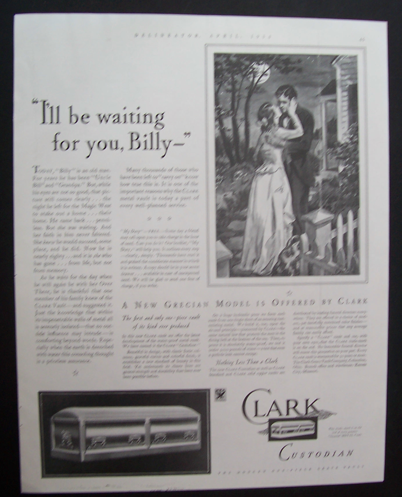 1934 Clark Custodian