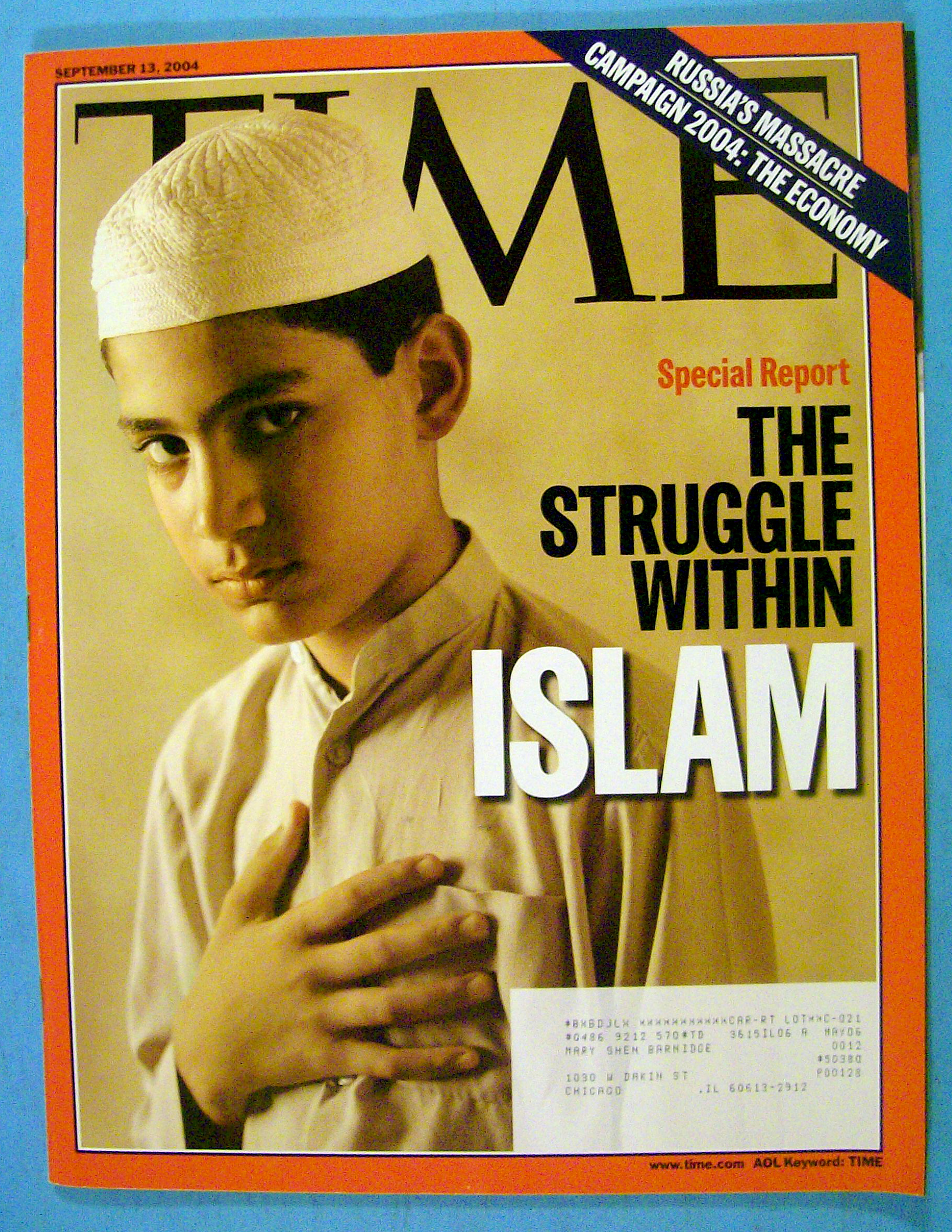 Time Magazine September 13, 2004 Struggle Within Islam