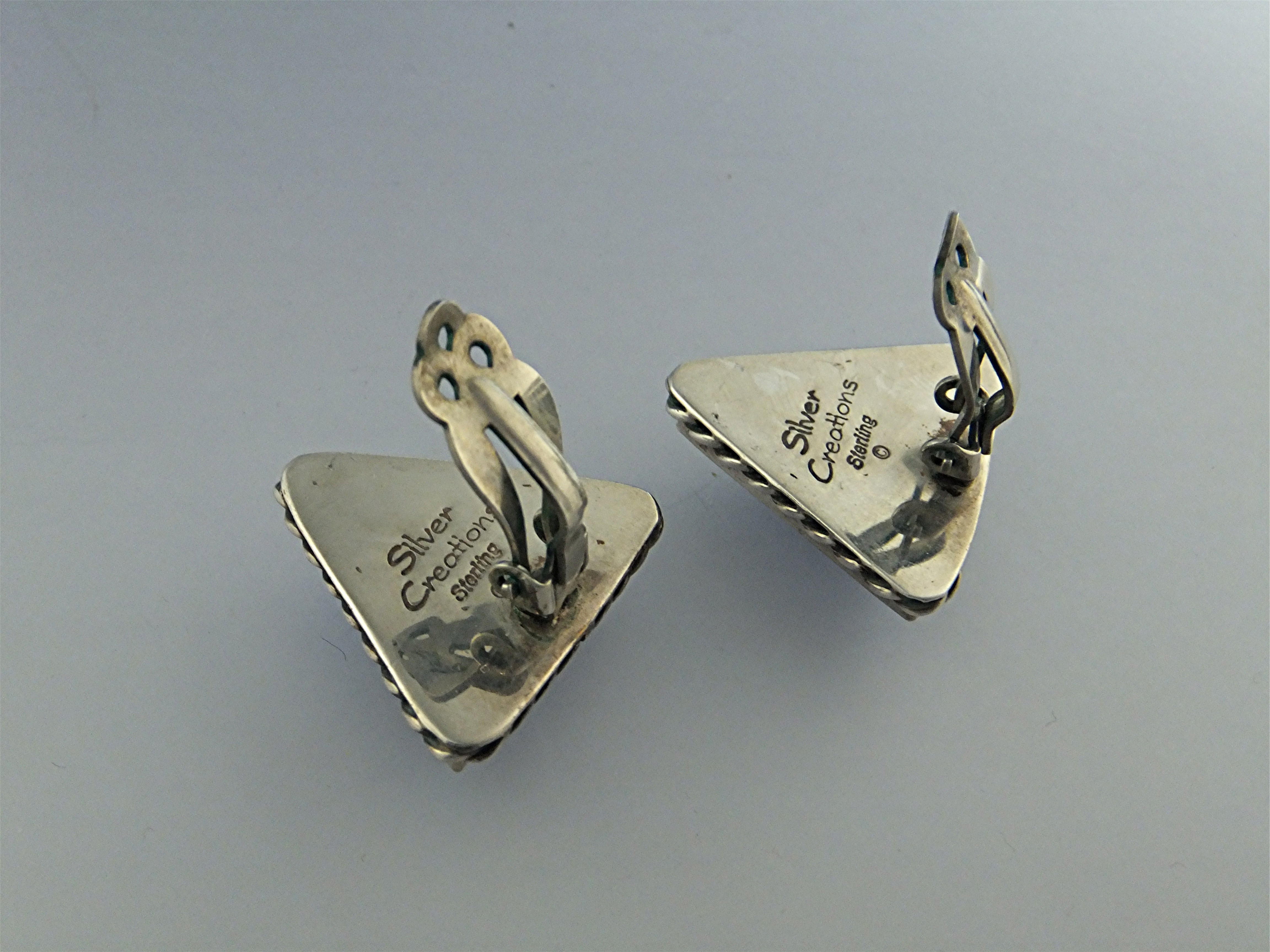 David Troutman Denhim Lapis Sterling Silver Clips