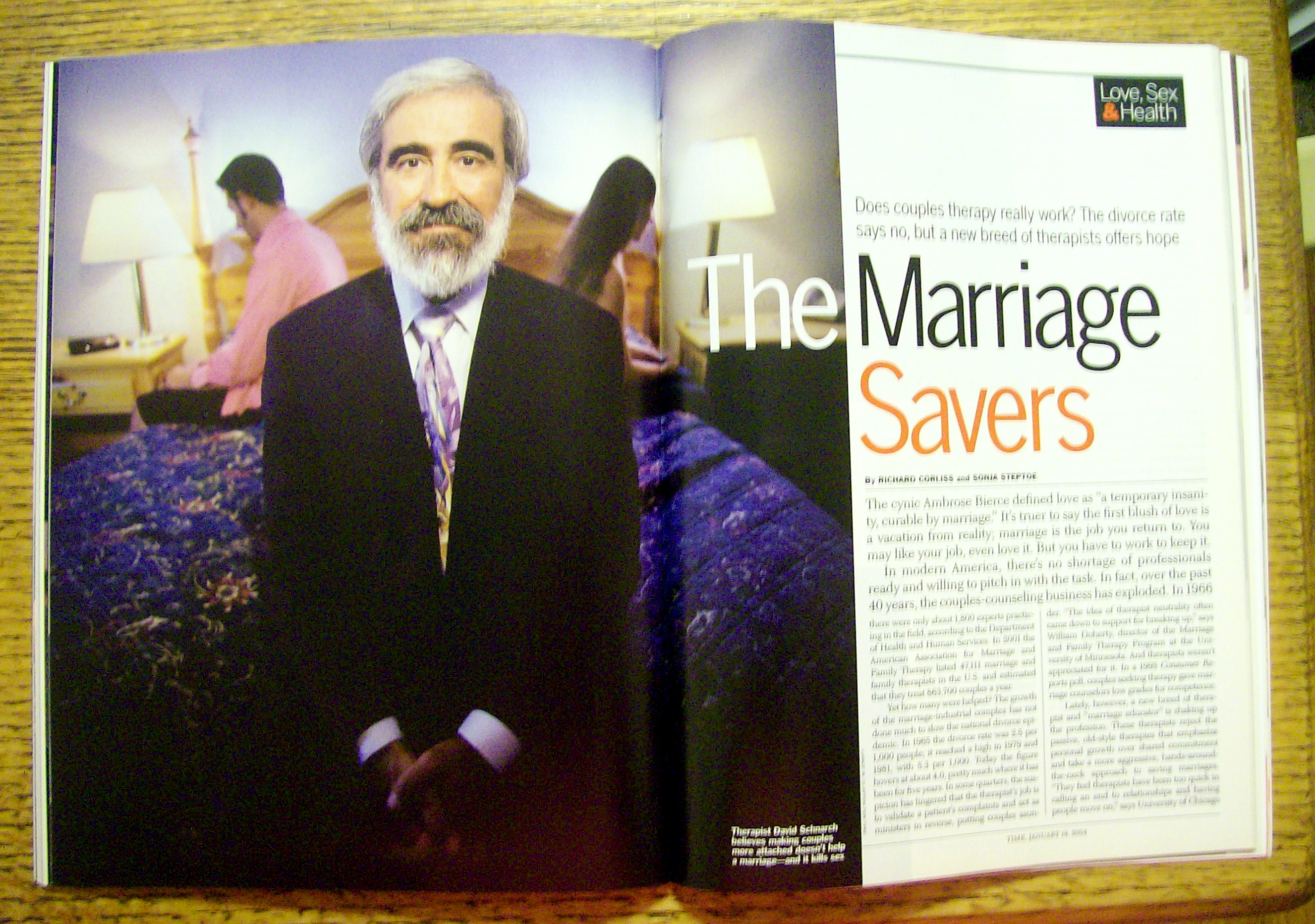 Time Magazine January 19, 2004 Love Life