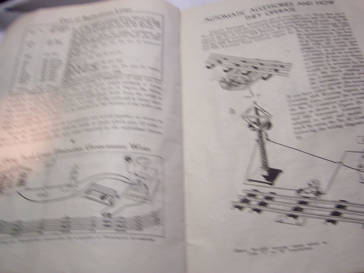 Lionel Train Instruction Booklet 1936