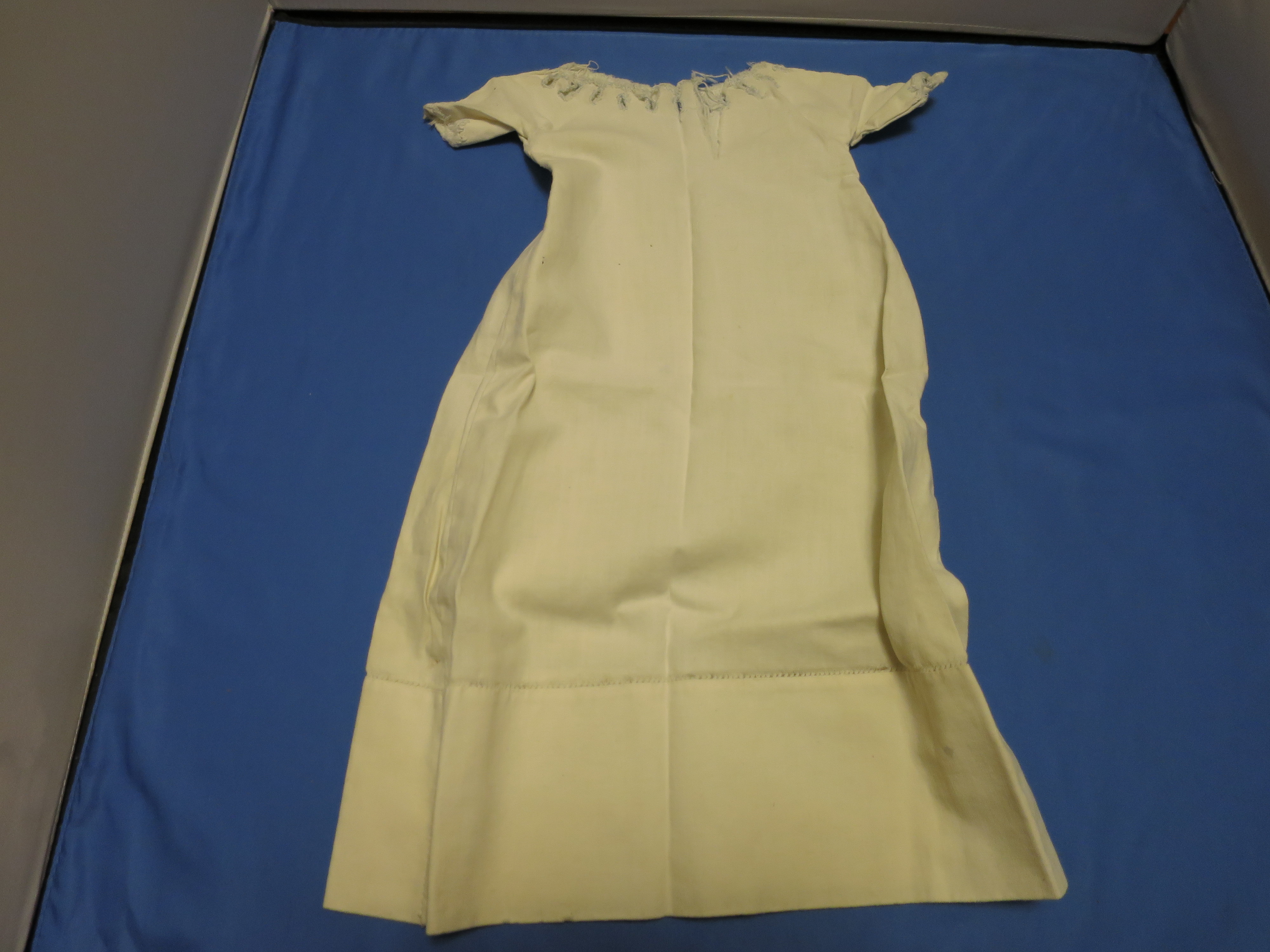 Doll Dress with embroidered edging 16 1/2 inch