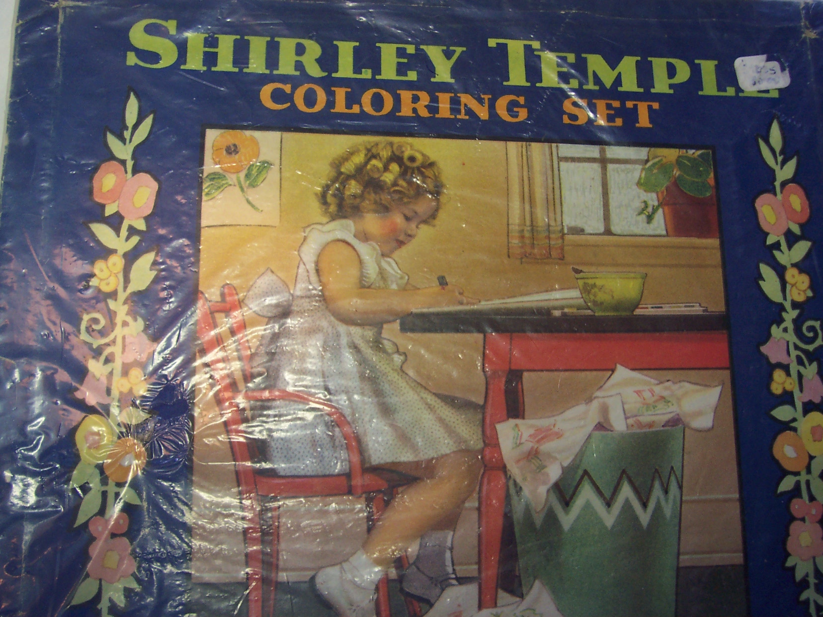 Shirley Temple Coloring Set Box Top