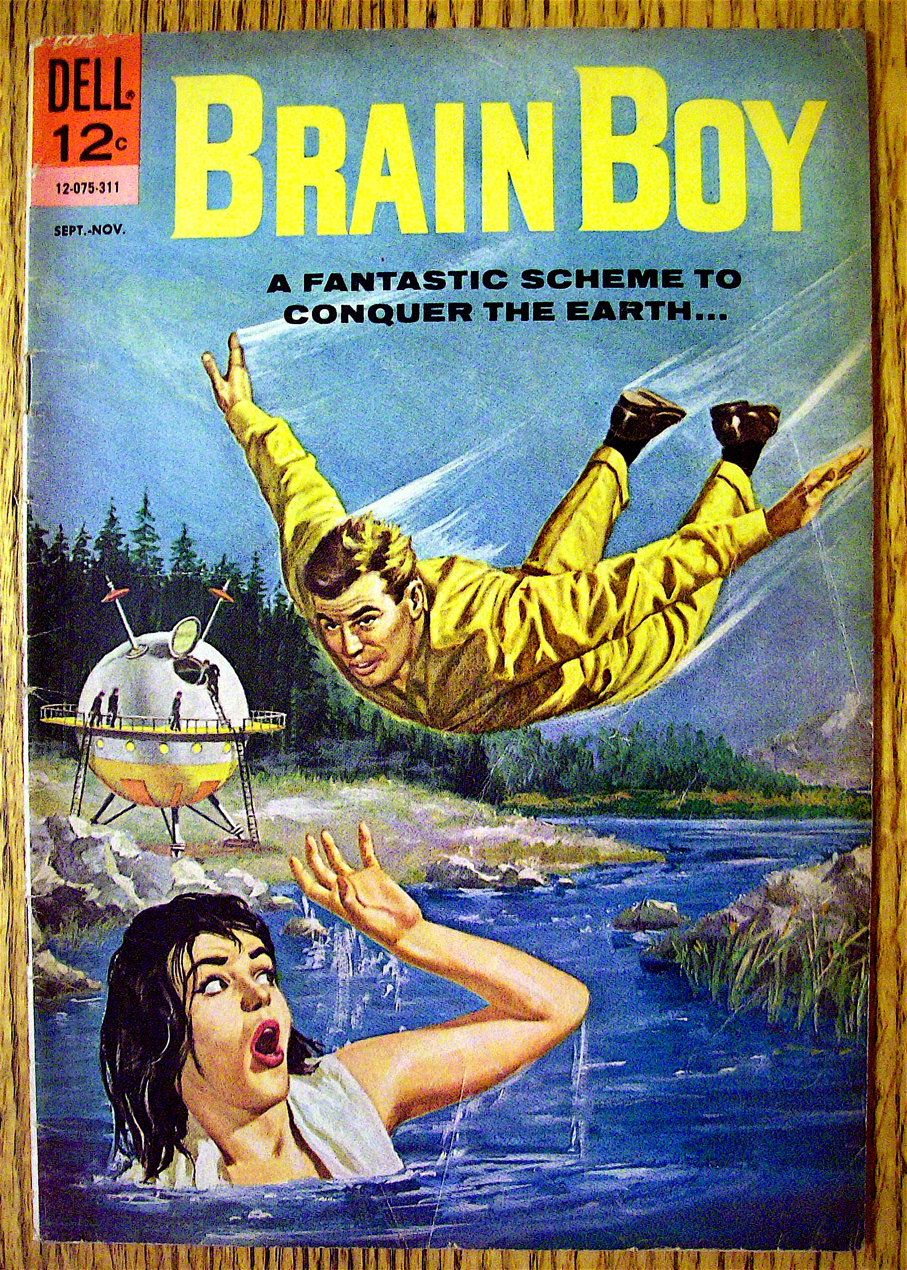 Brain Boy Comic #6 September-November 1963 Mindless One