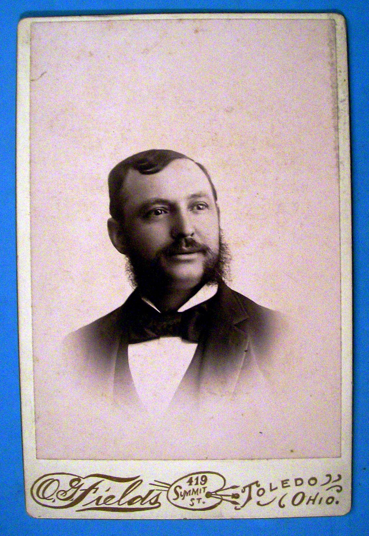 Bearded - Almost - Cabinet Photo of a Man With Whiskers