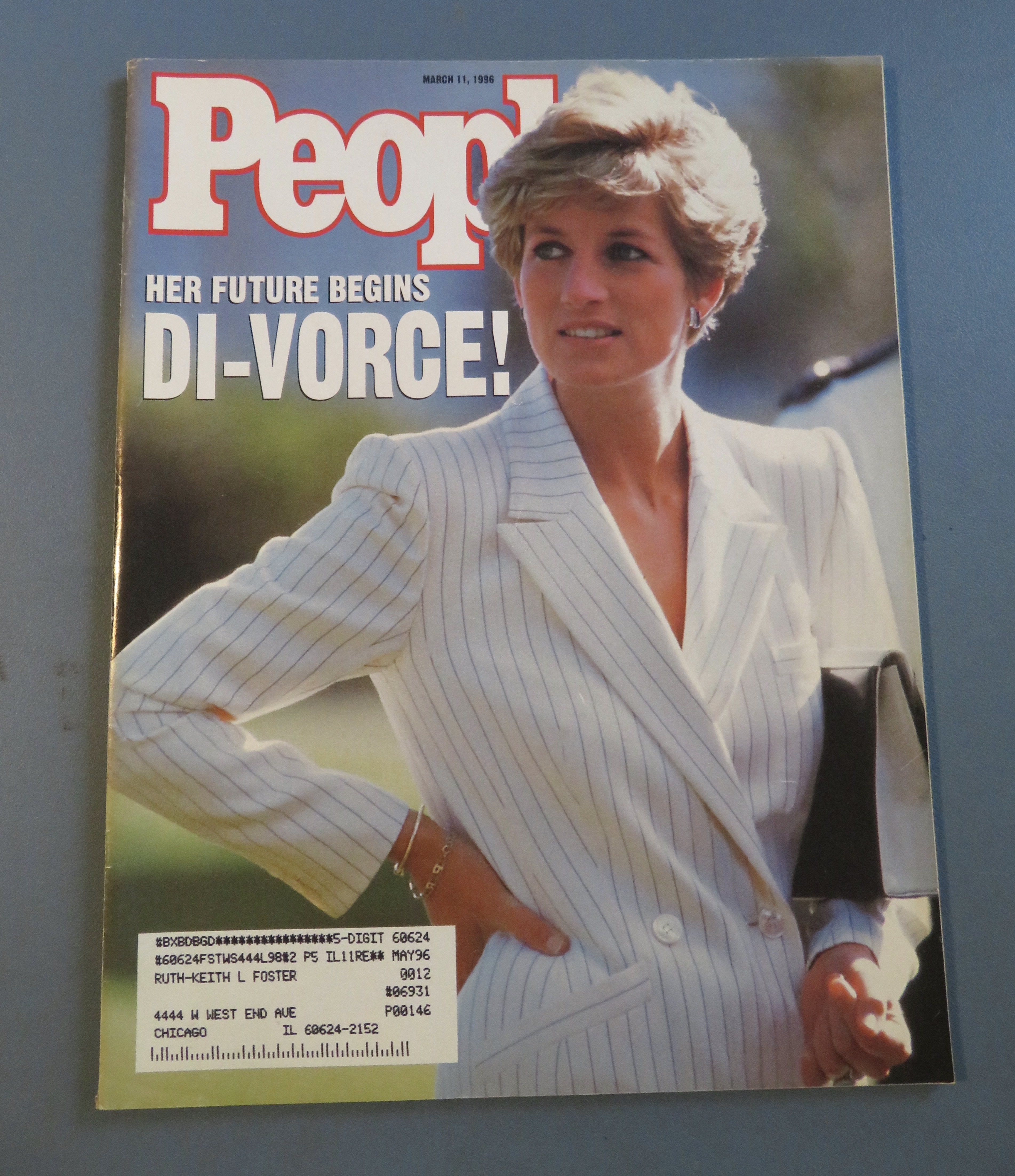 People Magazine March 11, 1996 Princess Di - Vorce