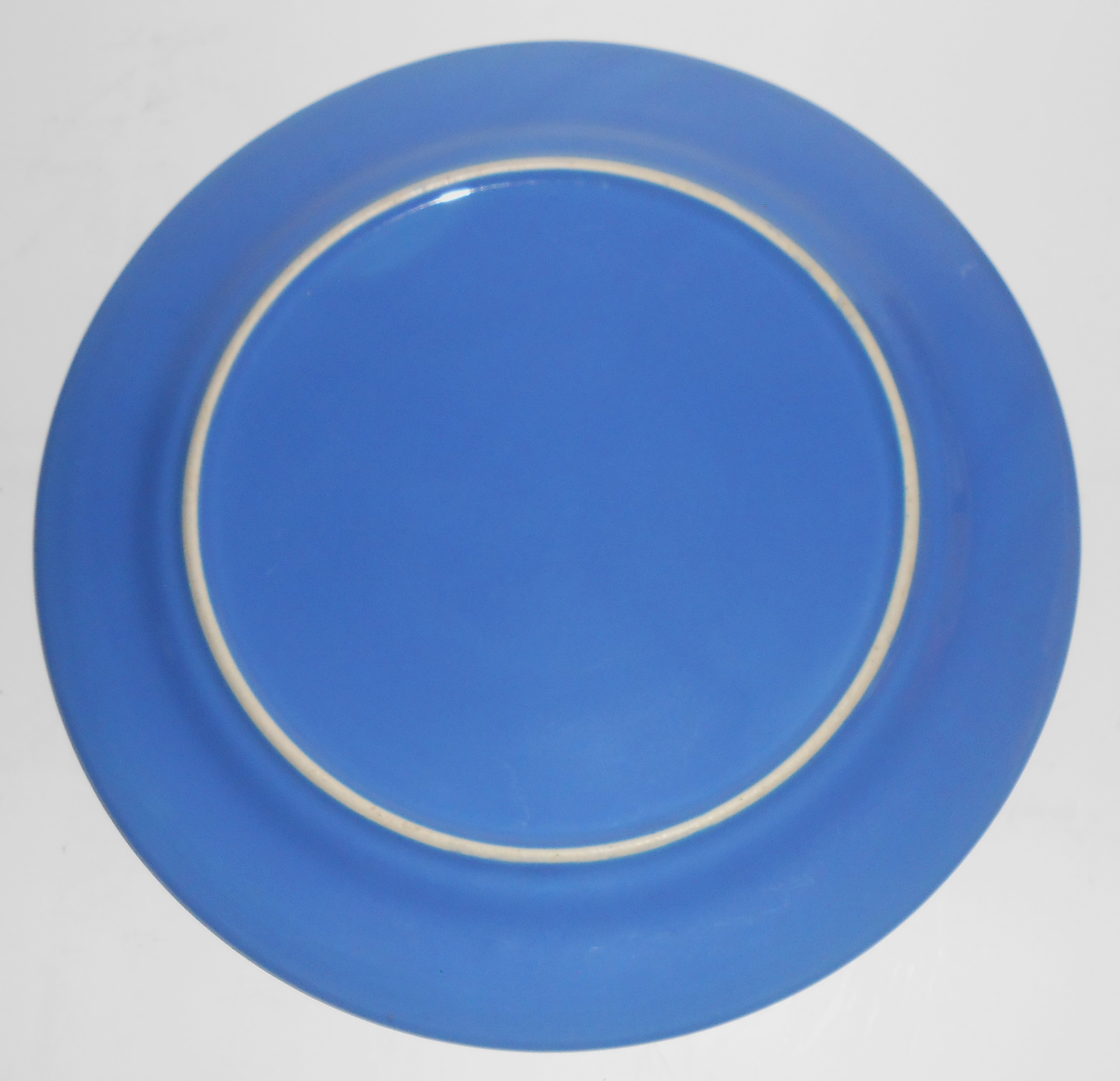 Vintage Coors Pottery Rosebud Early Blue 10'' Plate