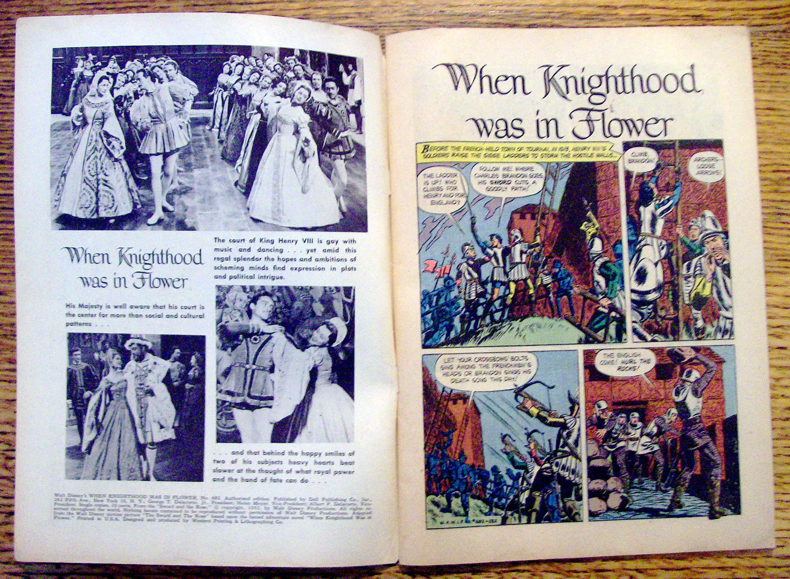 Walt Disney When Knighthood Was In Flower Comic #1-1953