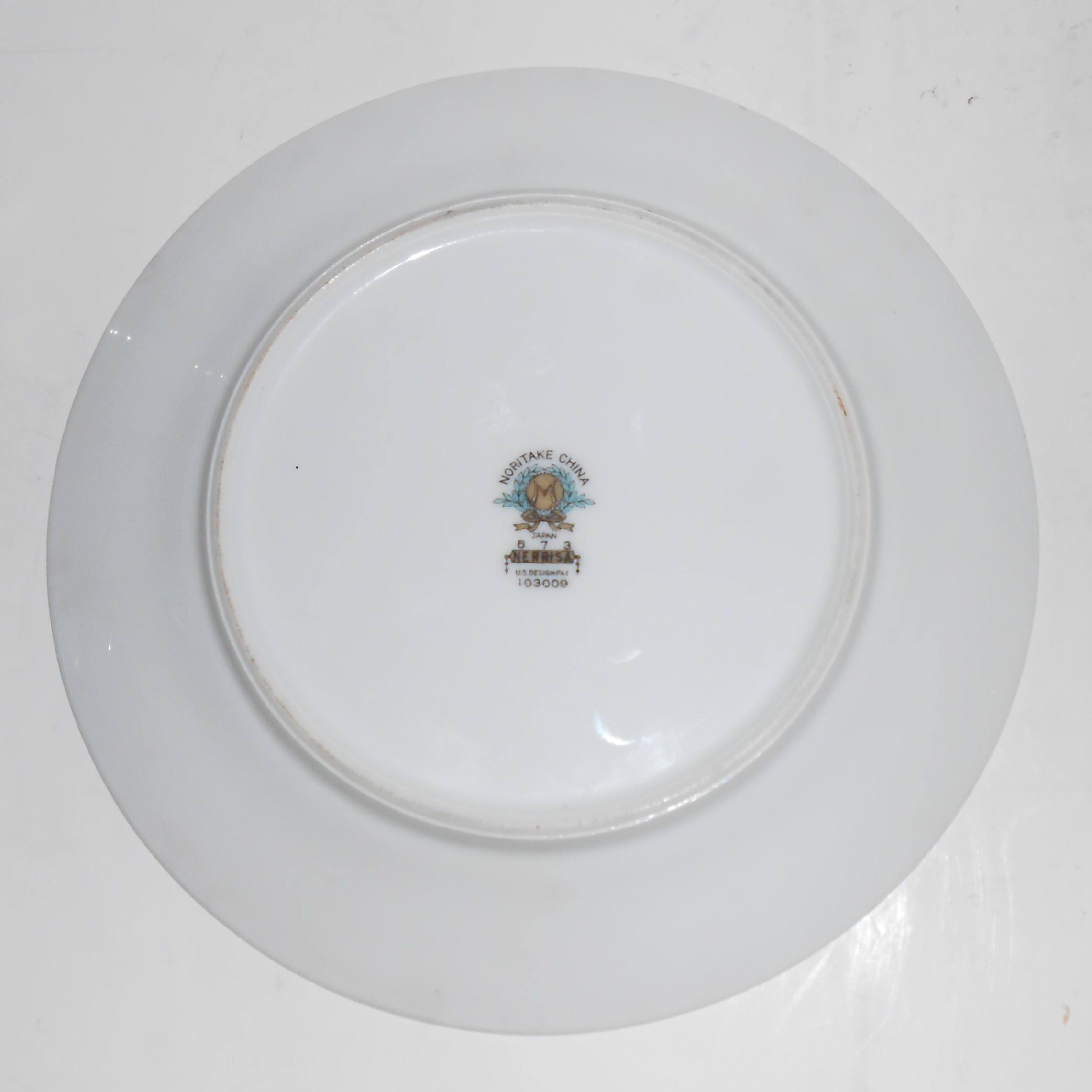 Noritake China Porcelain 673 Nerrisa Salad Plate w/Gold