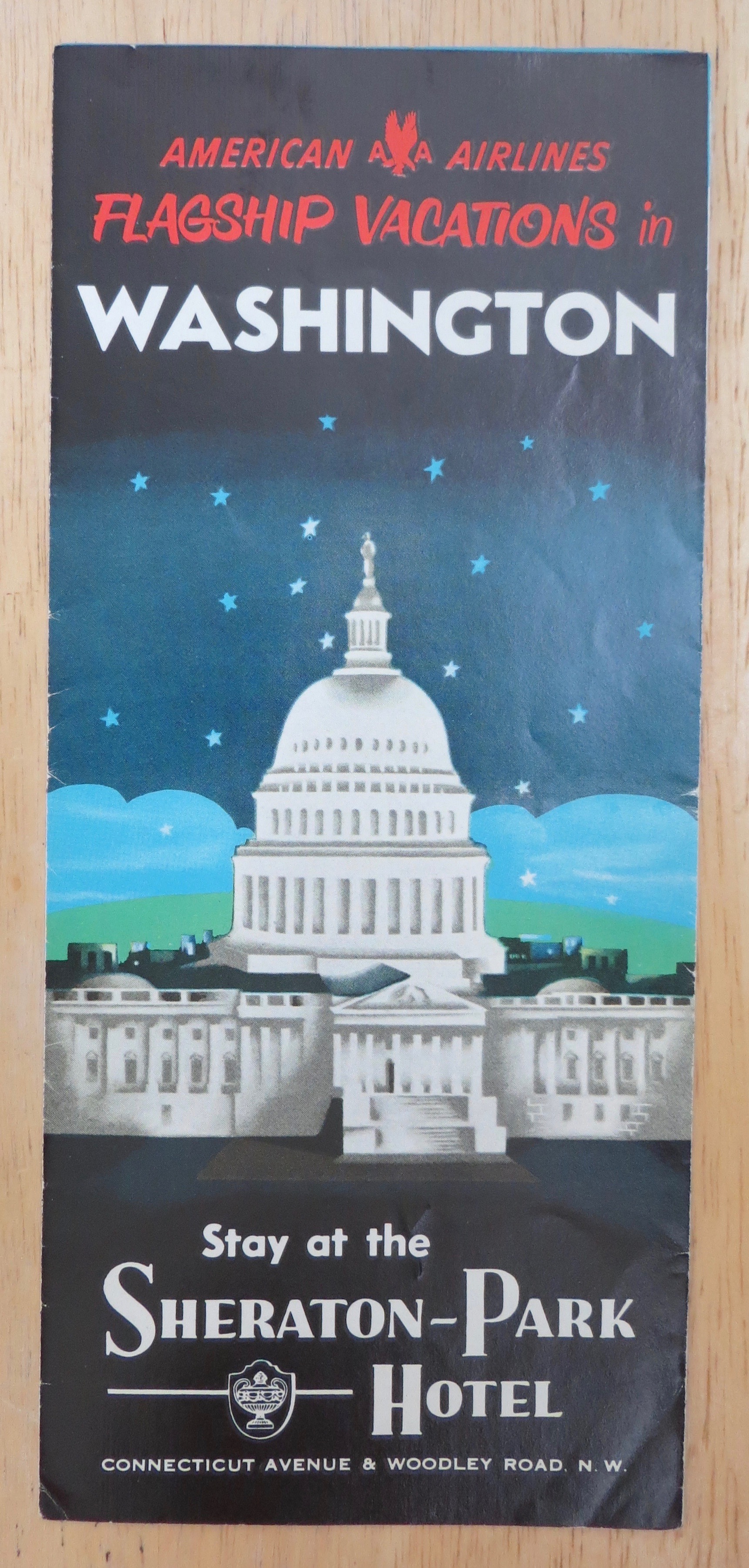 1950's American Airlines Washington Travel Brochure