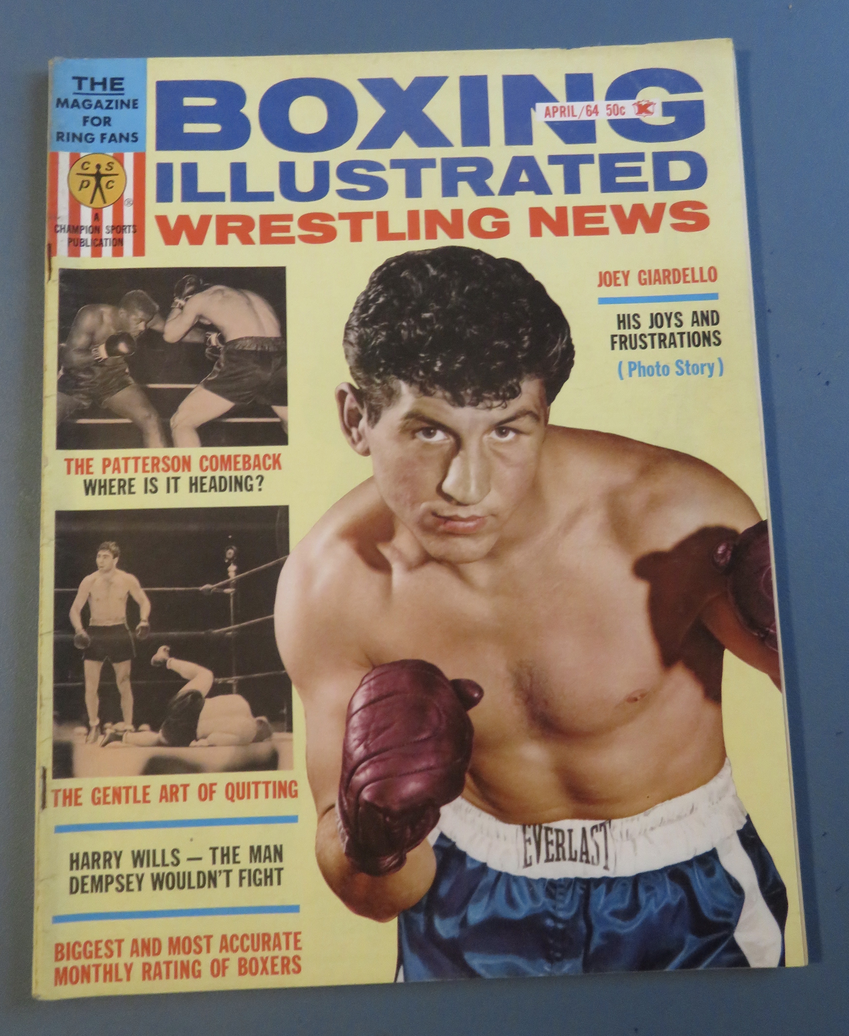 Boxing Illustrated Wrestling News Magazine April 1964