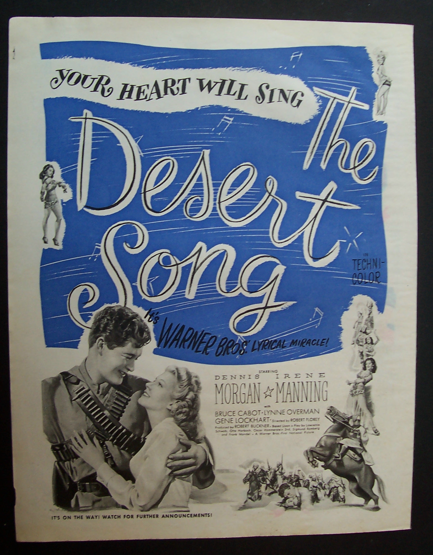 1944  Movie  Ad  for  The  Desert  Song