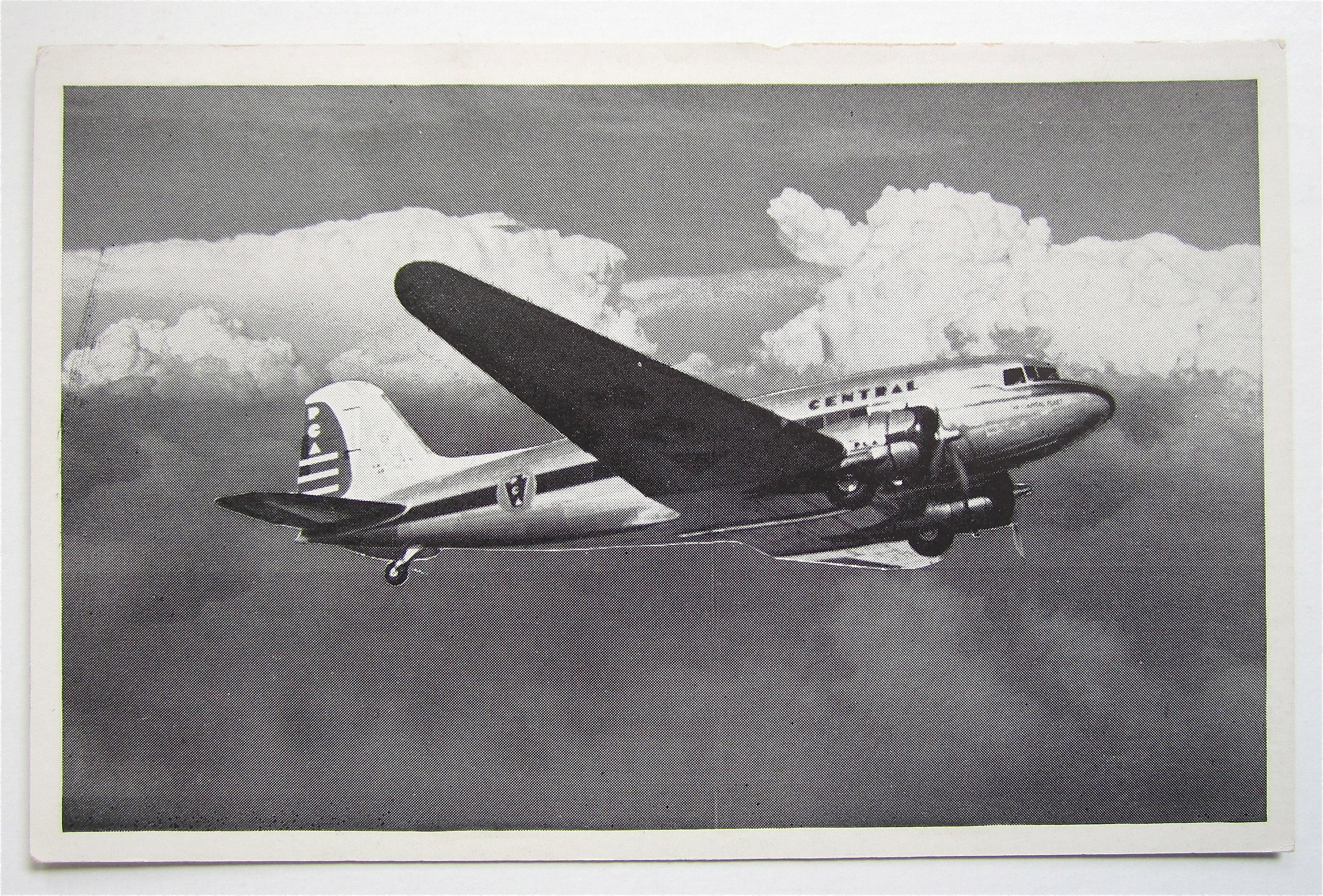 Pennsylvania Central Douglas Airliner Postcard