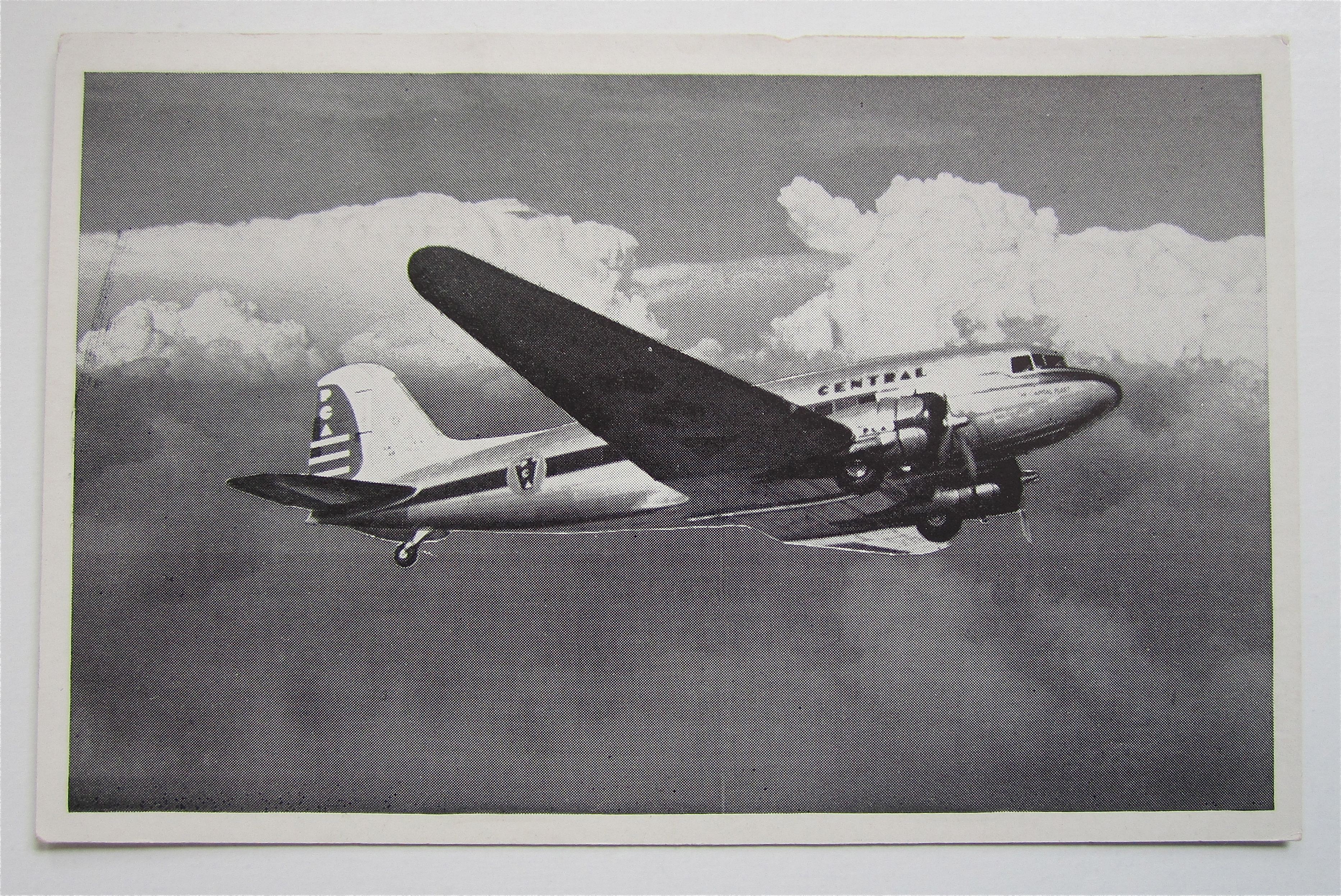 Pennsylvania Central Douglas Airliner Postcard