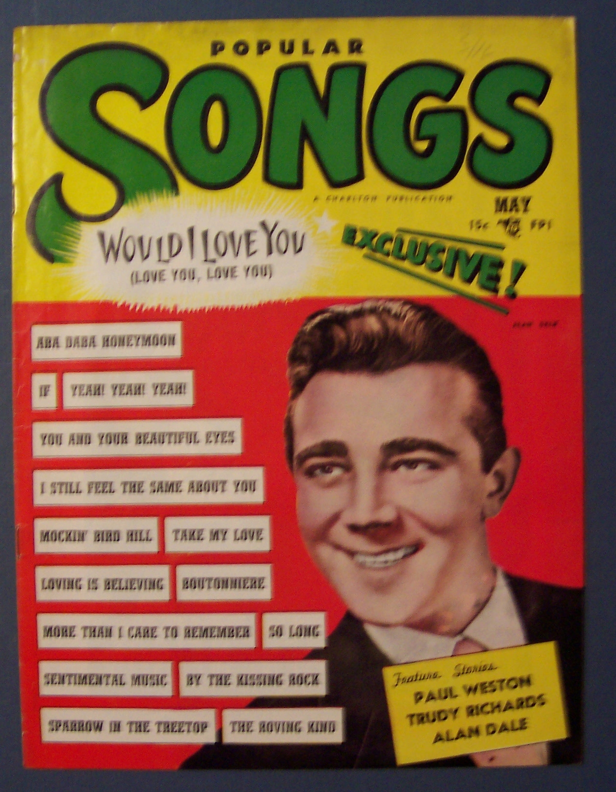 Popular Songs Magazine - May 1951 - Alan Dale