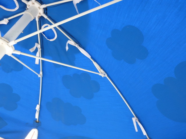 Ben & Jerry's Patio Umbrella Ice Cream Beach Blue Logo