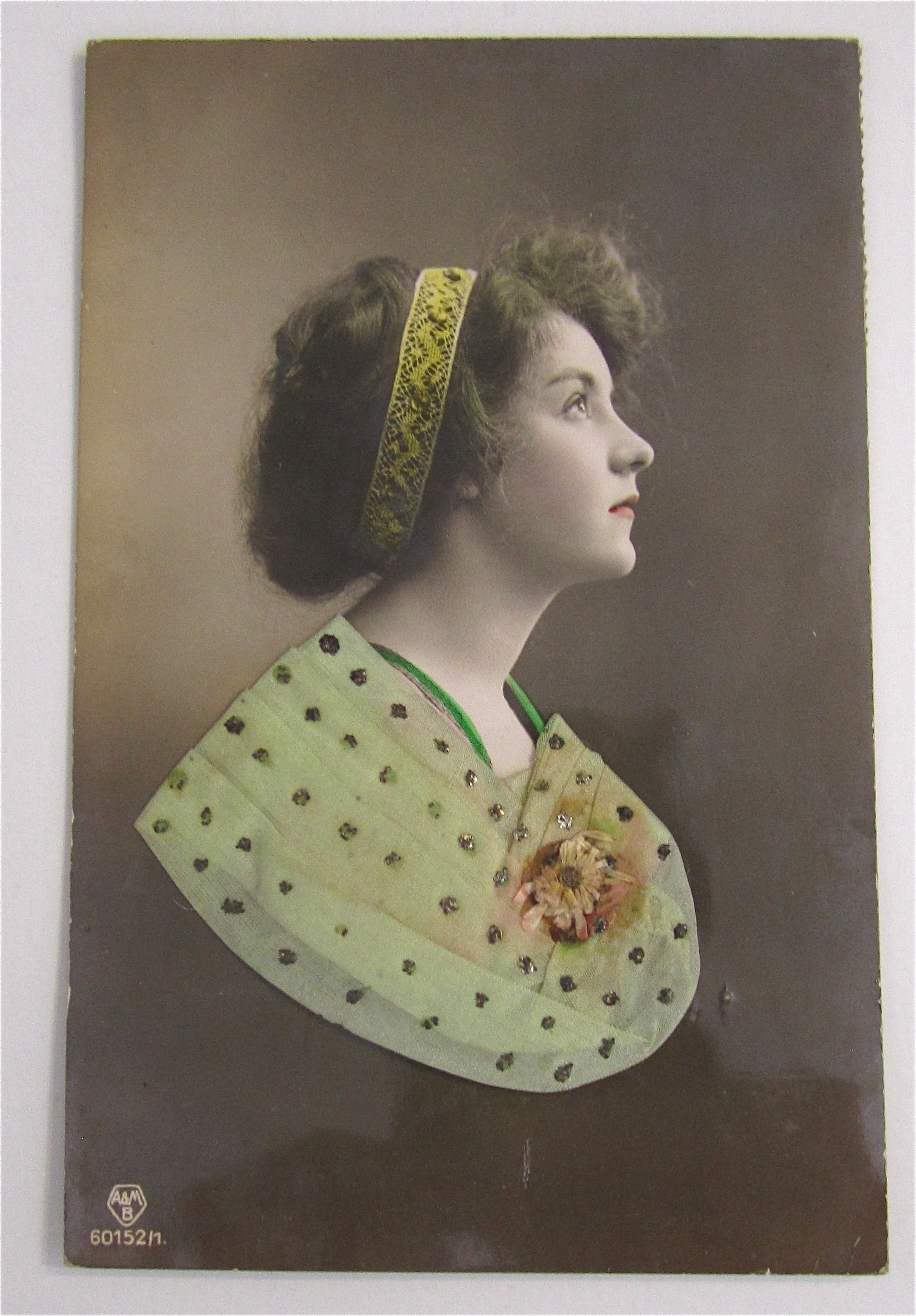 Beautiful Lady Real Photo Fabricated Postcard