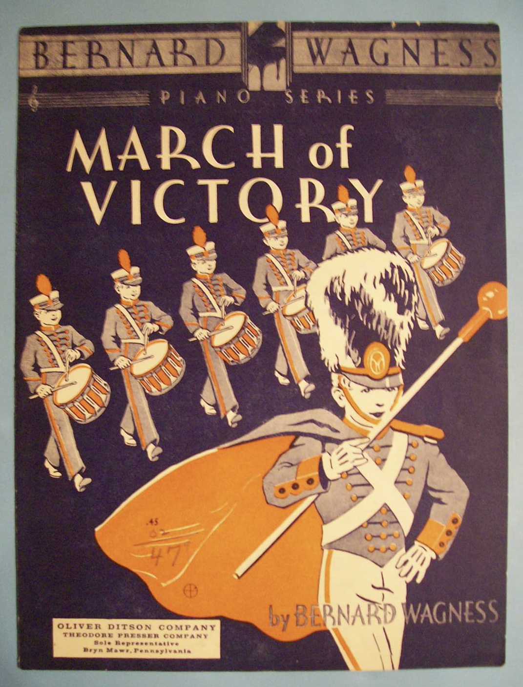 Sheet Music For 1938 March Of Victory