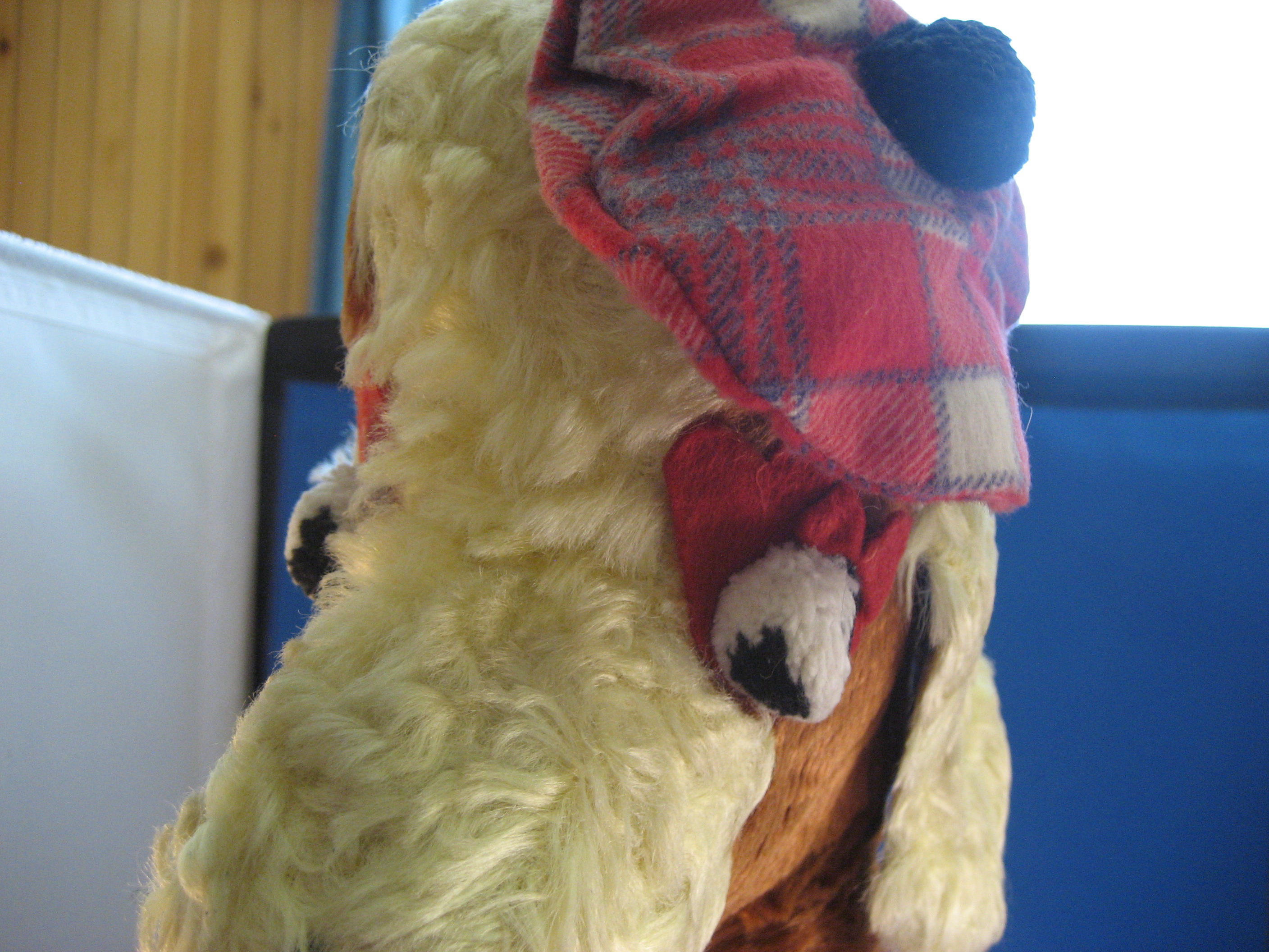 1940 Carnival Stuffed Scottish Dog