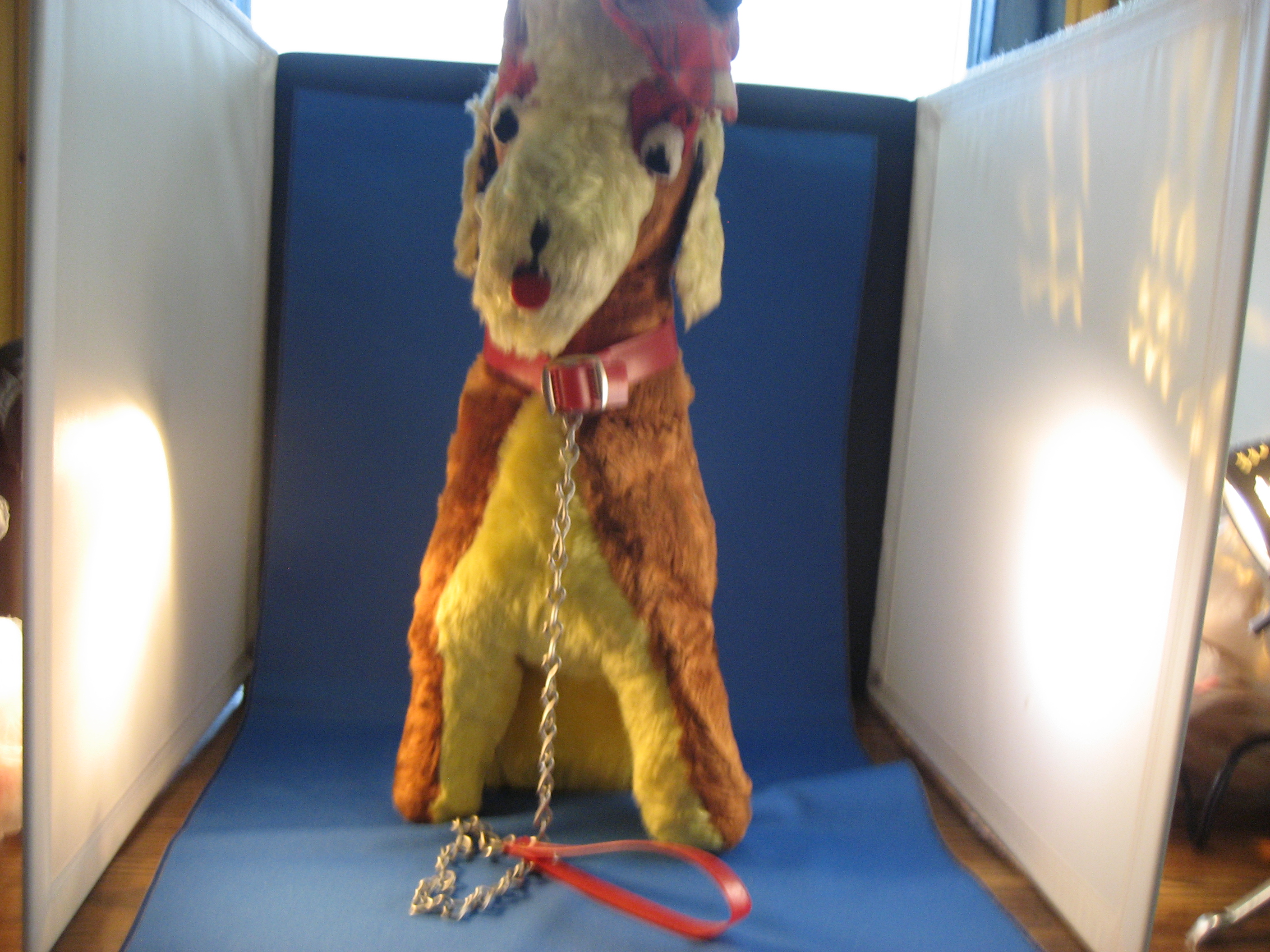 1940 Carnival Stuffed Scottish Dog