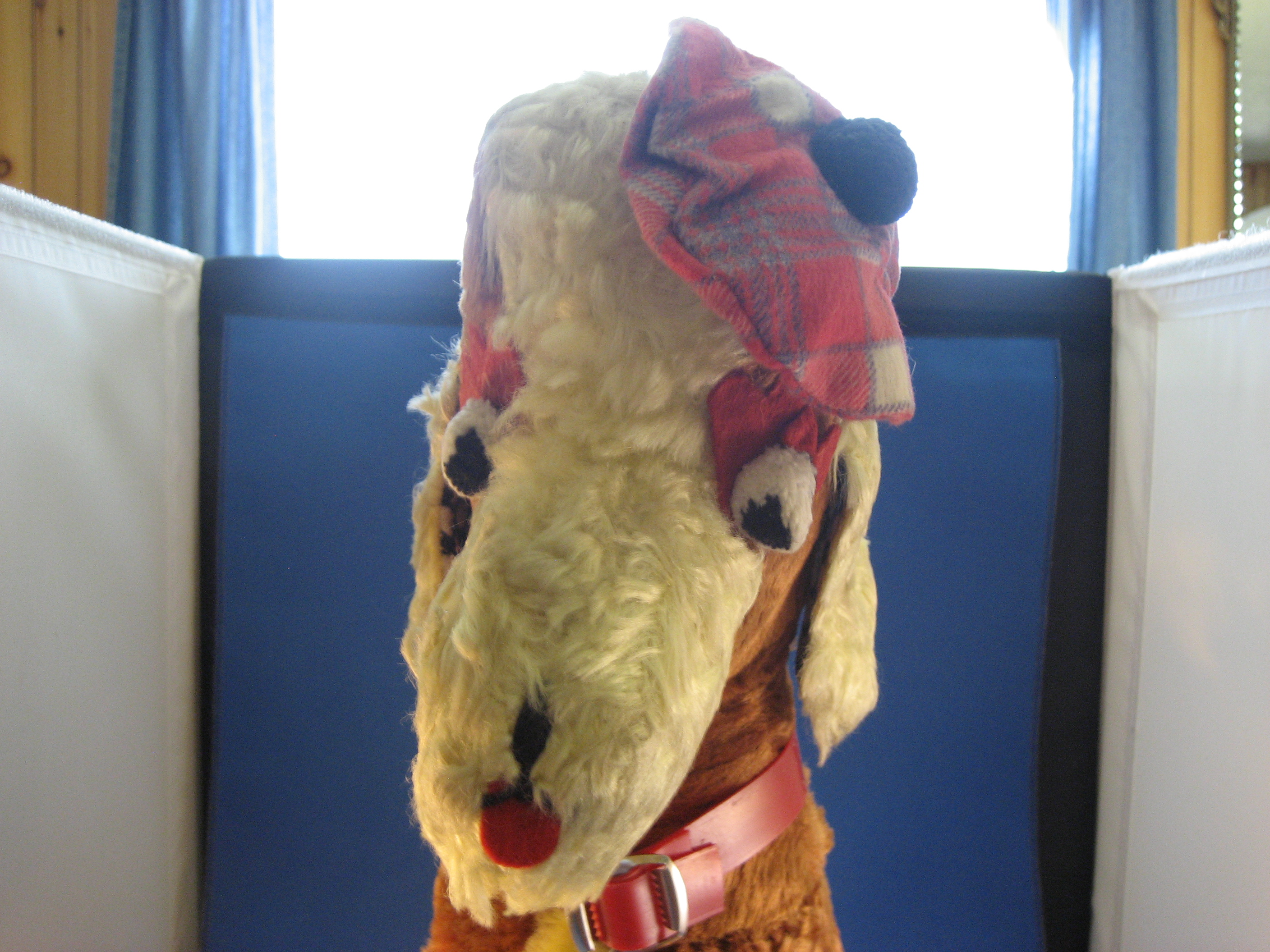 1940 Carnival Stuffed Scottish Dog
