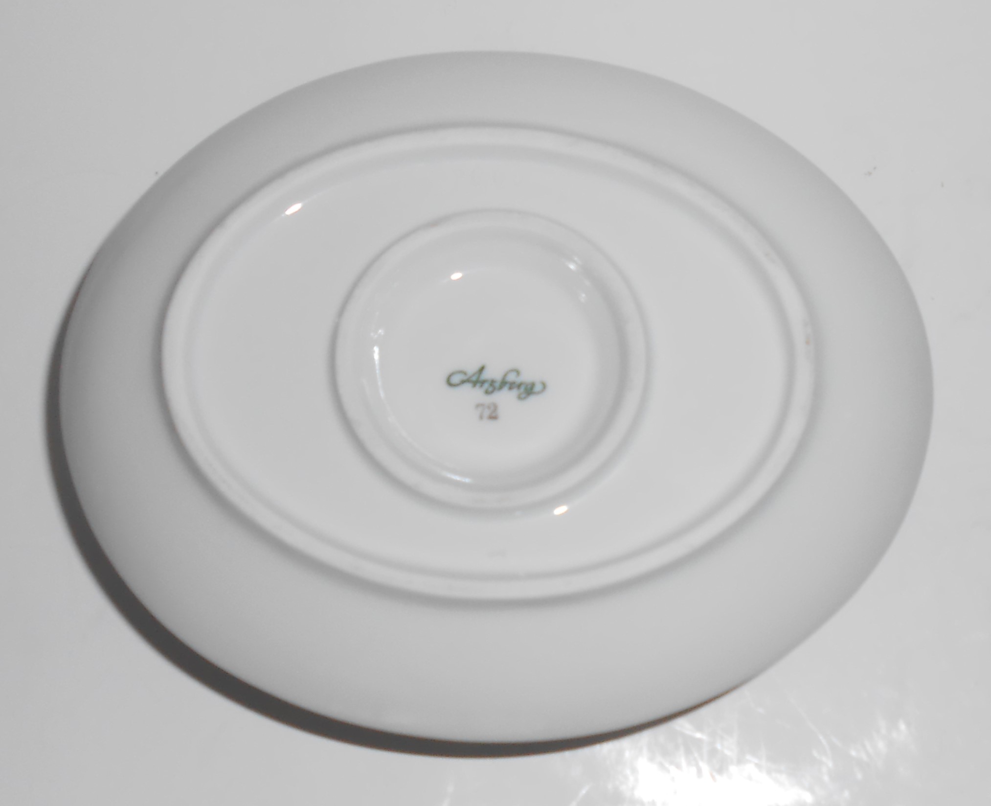 Arzberg Porcelain China 9573  Gray Band w/Gold Gravy Bo