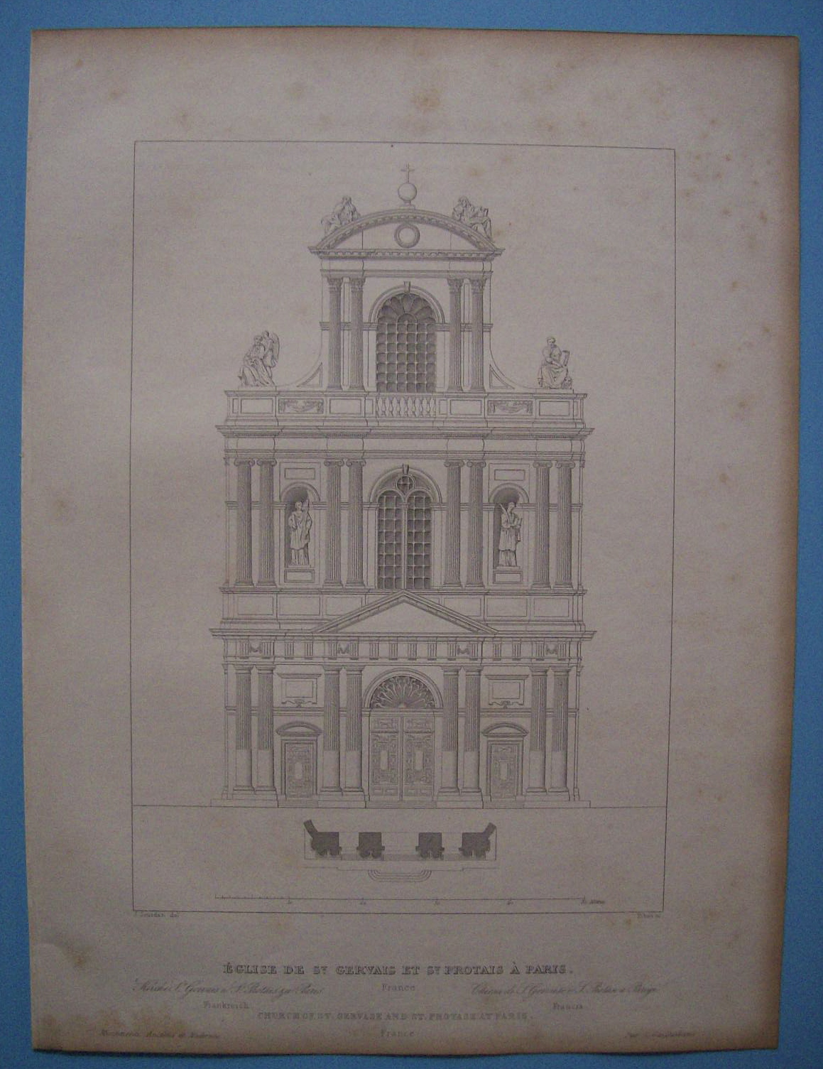 Eglise De St. Gervais Et St Protais A Paris