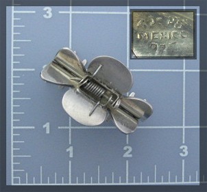 Taxco Mexico Sterling Silver Hair Barette TO-25