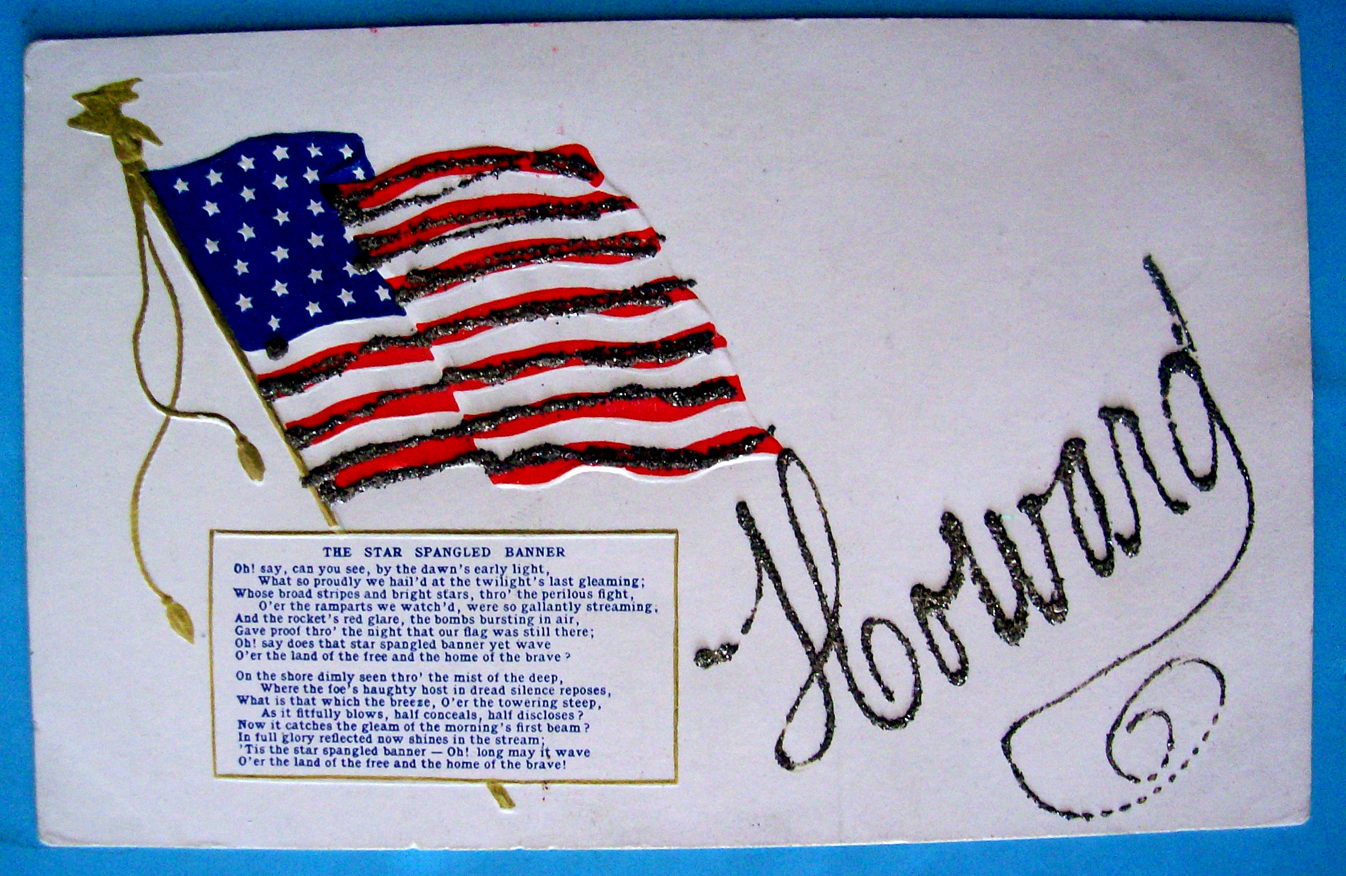 The Star Spangled Banner Postcard