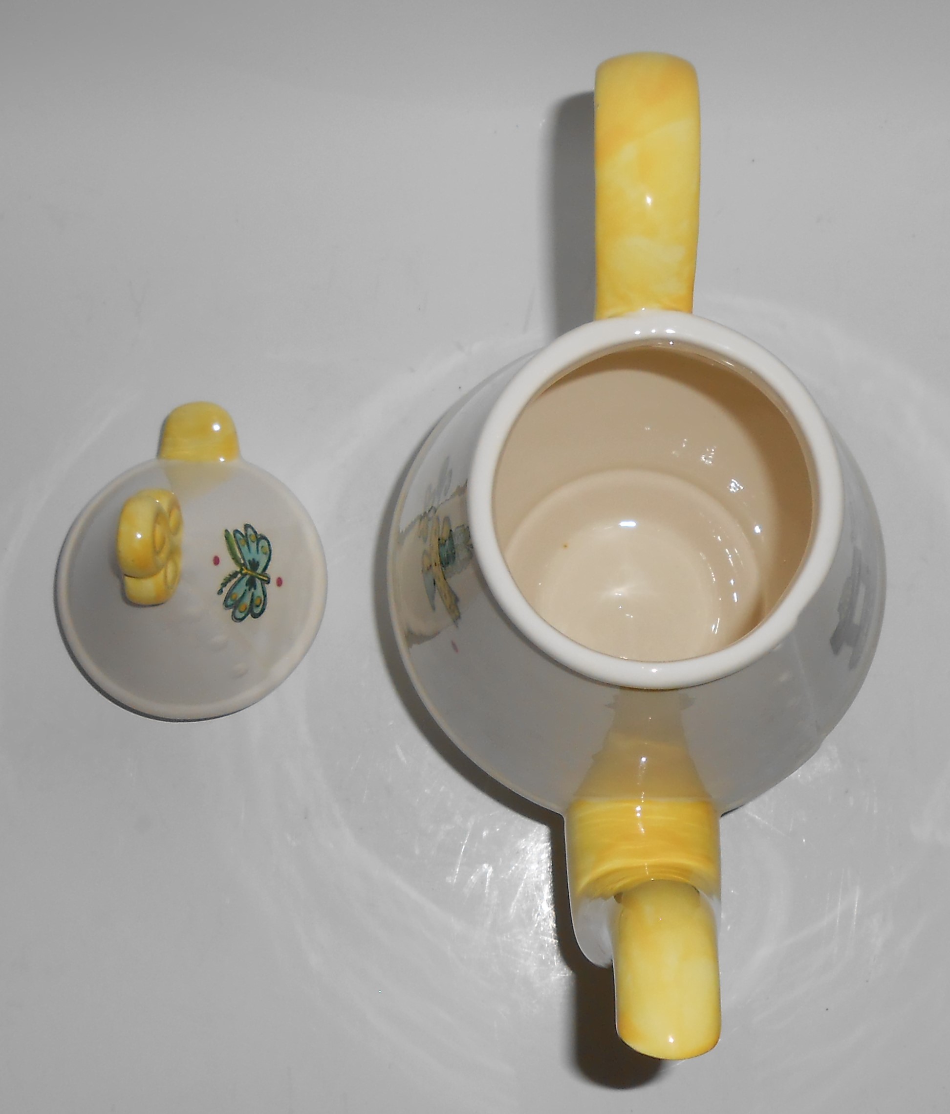 Metlox Pottery Poppy Trail Happy Time Coffee Pot w/Lid