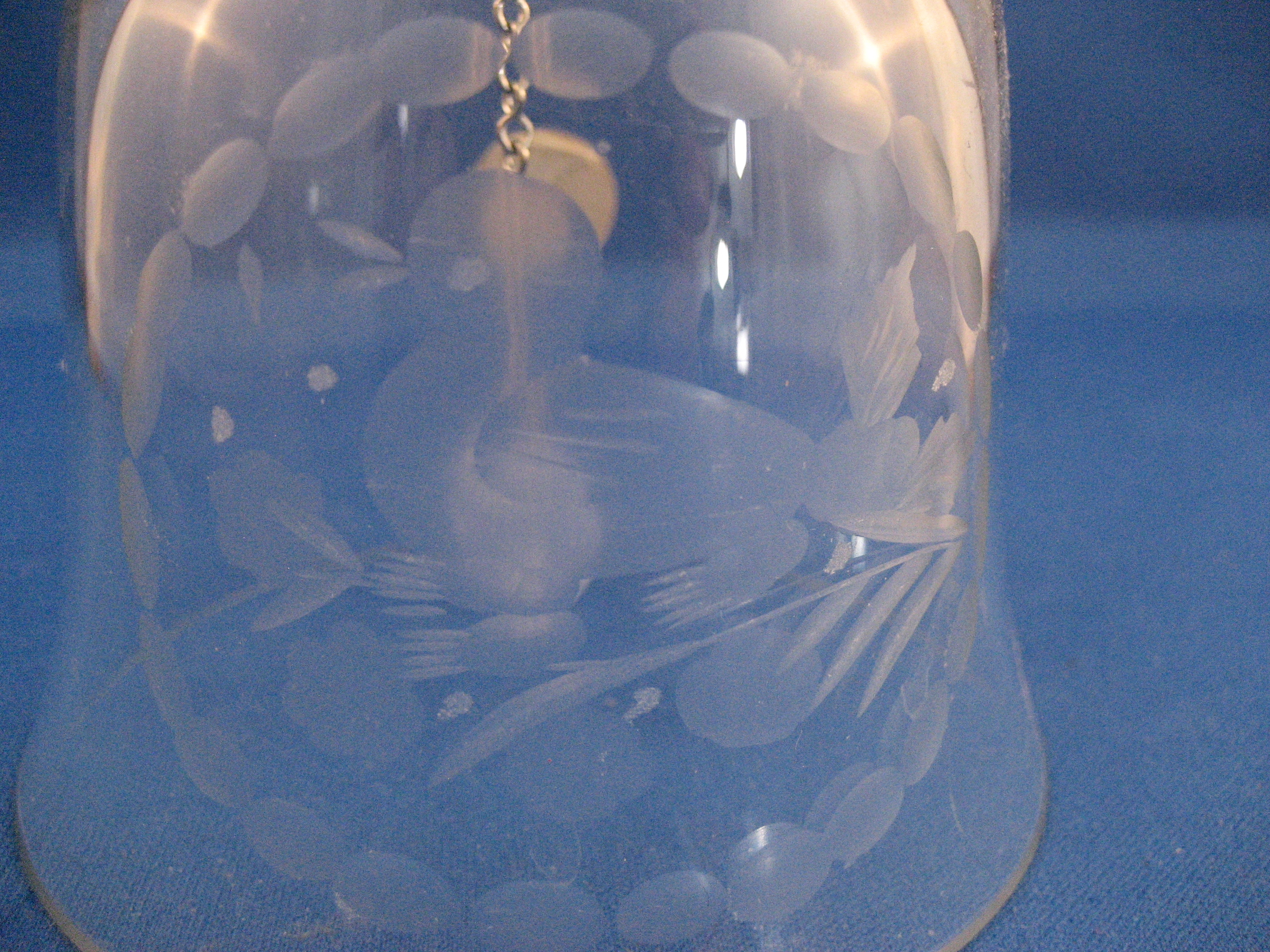 Bird Etched Bell Made in Romania