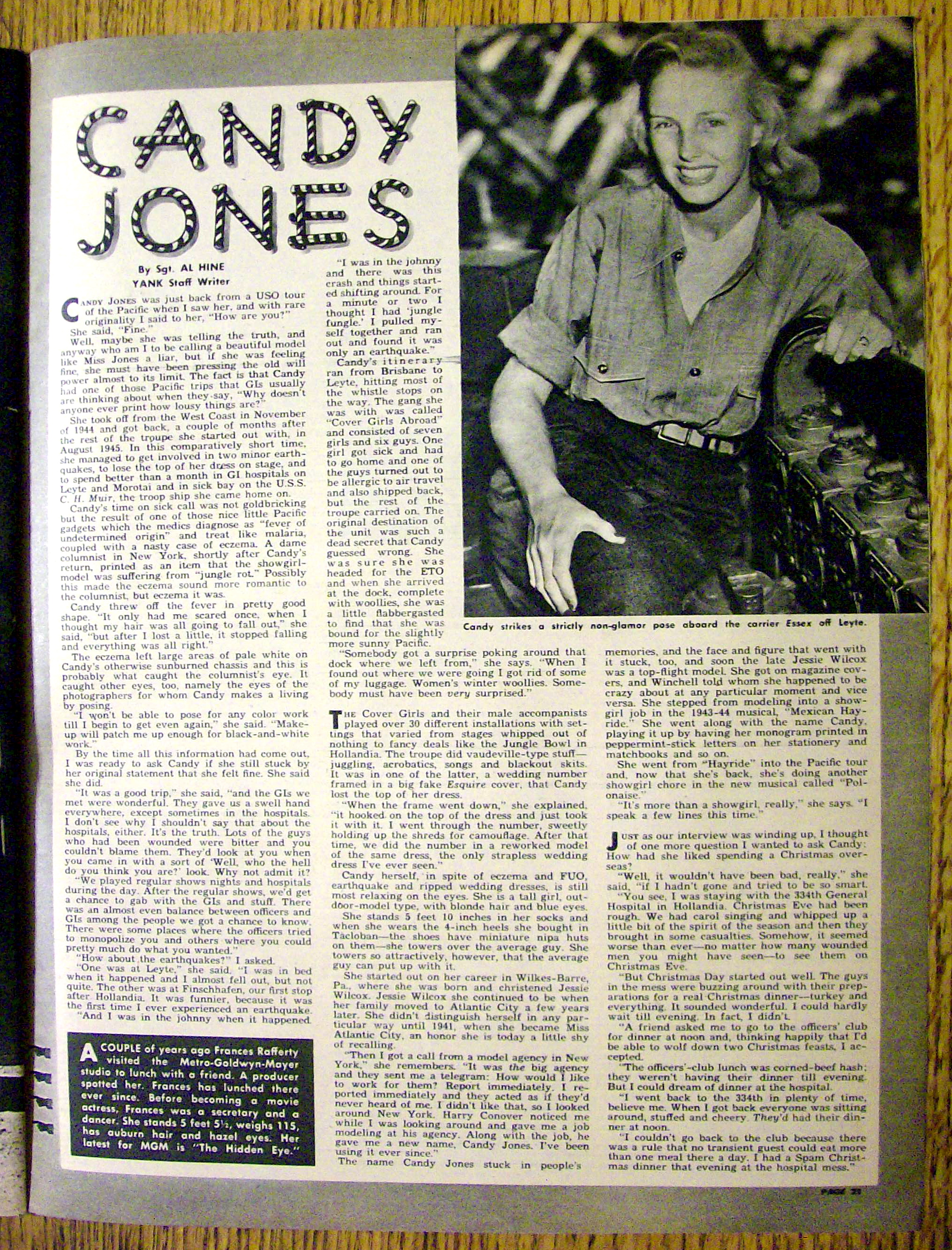 Yank Army Weekly Magazine 1945 Picture Story Of TVA