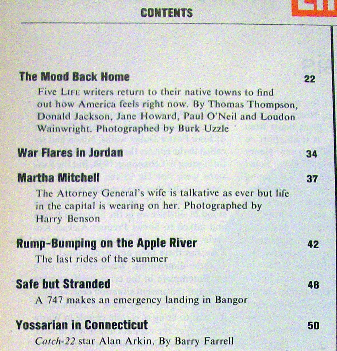 Life Magazine October 2, 1970 Martha Mitchell