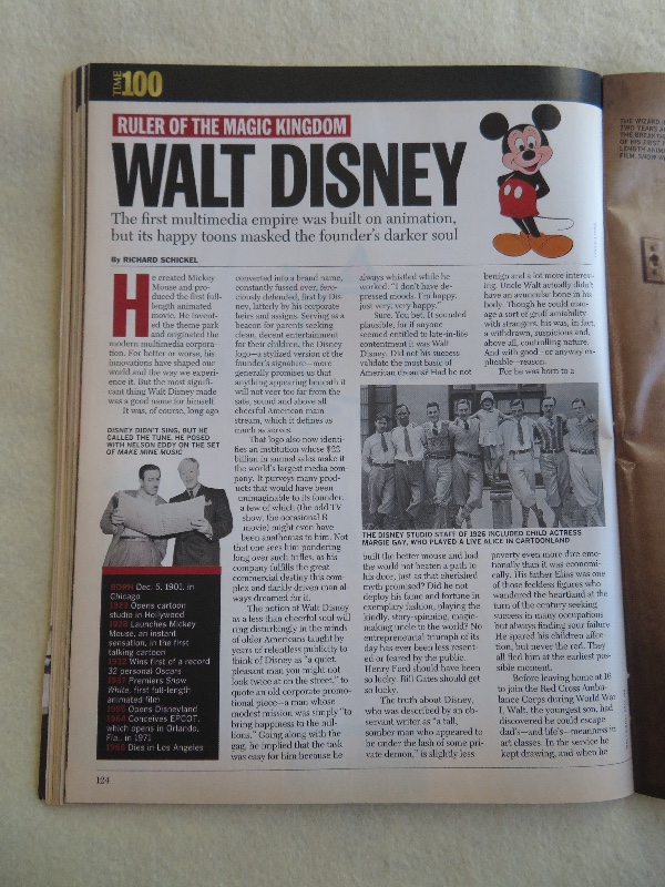 Time Magazine December 7, 1998 100 Builders & Titans