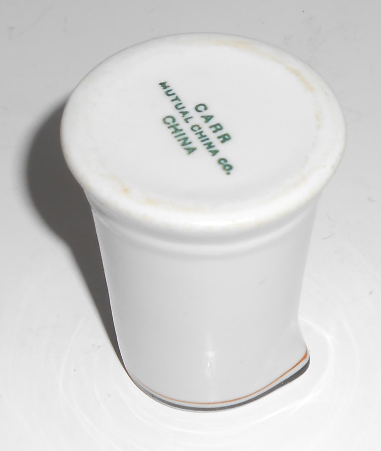 Carr Mutual China Company Restaurant Creamer