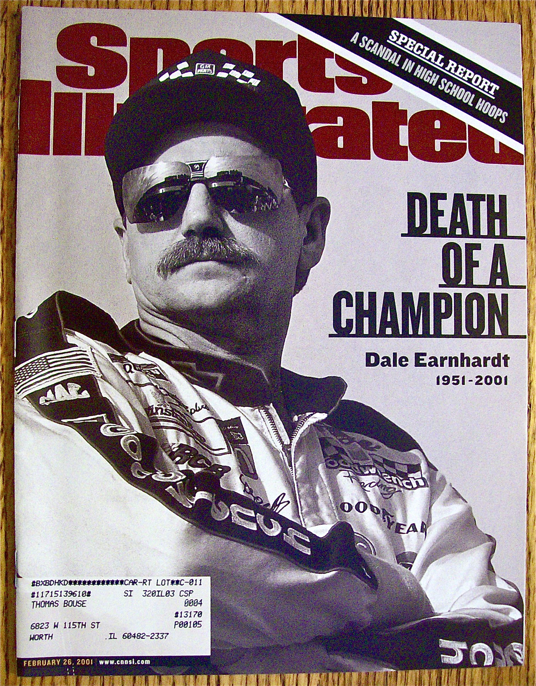 Sports Illustrated Magazine February 26, 2001 Dale E.