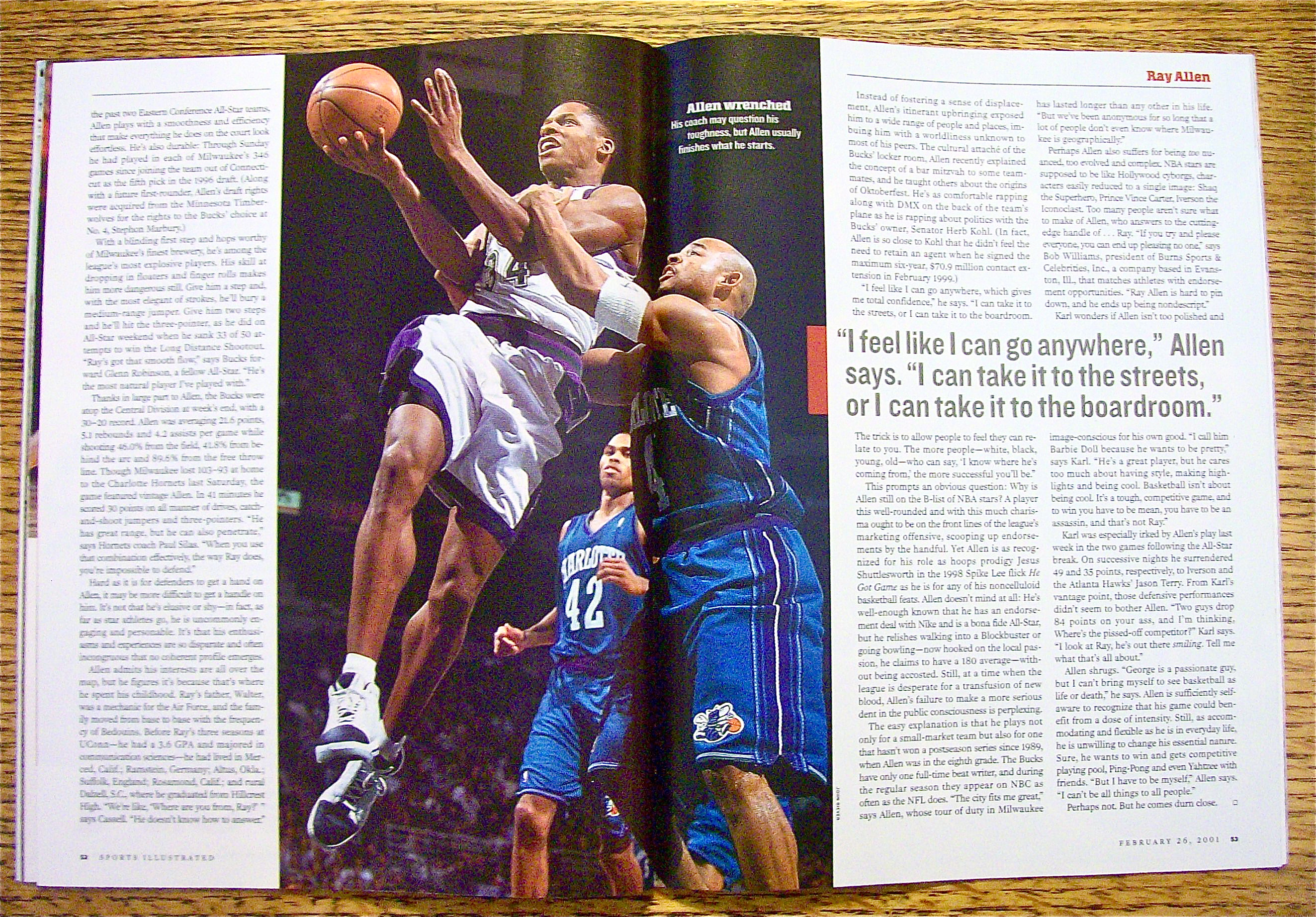 Sports Illustrated Magazine February 26, 2001 Dale E.