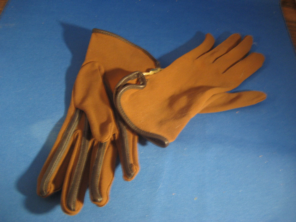 Stetson Brown Trimmed Gloves