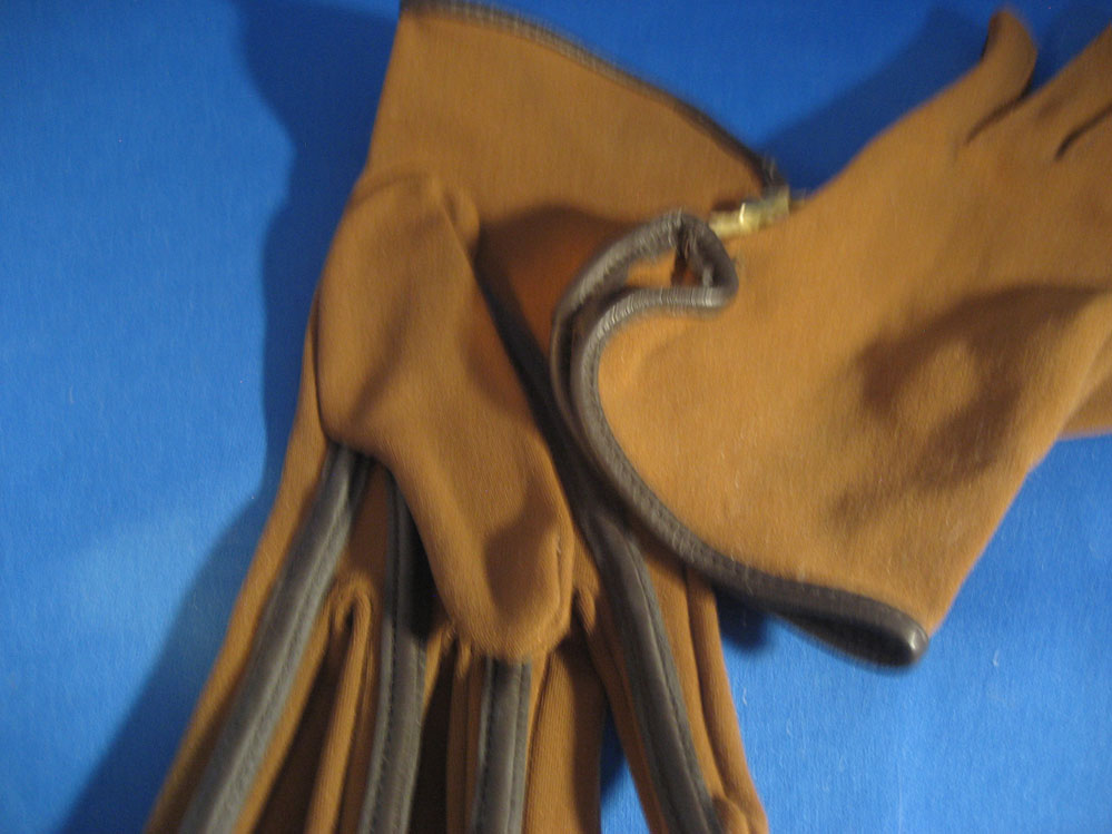 Stetson Brown Trimmed Gloves