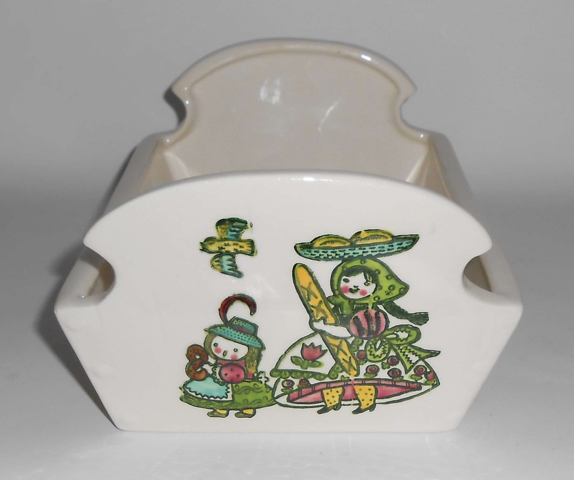Metlox Pottery Poppy Trail Happy Time Bread Pan #2