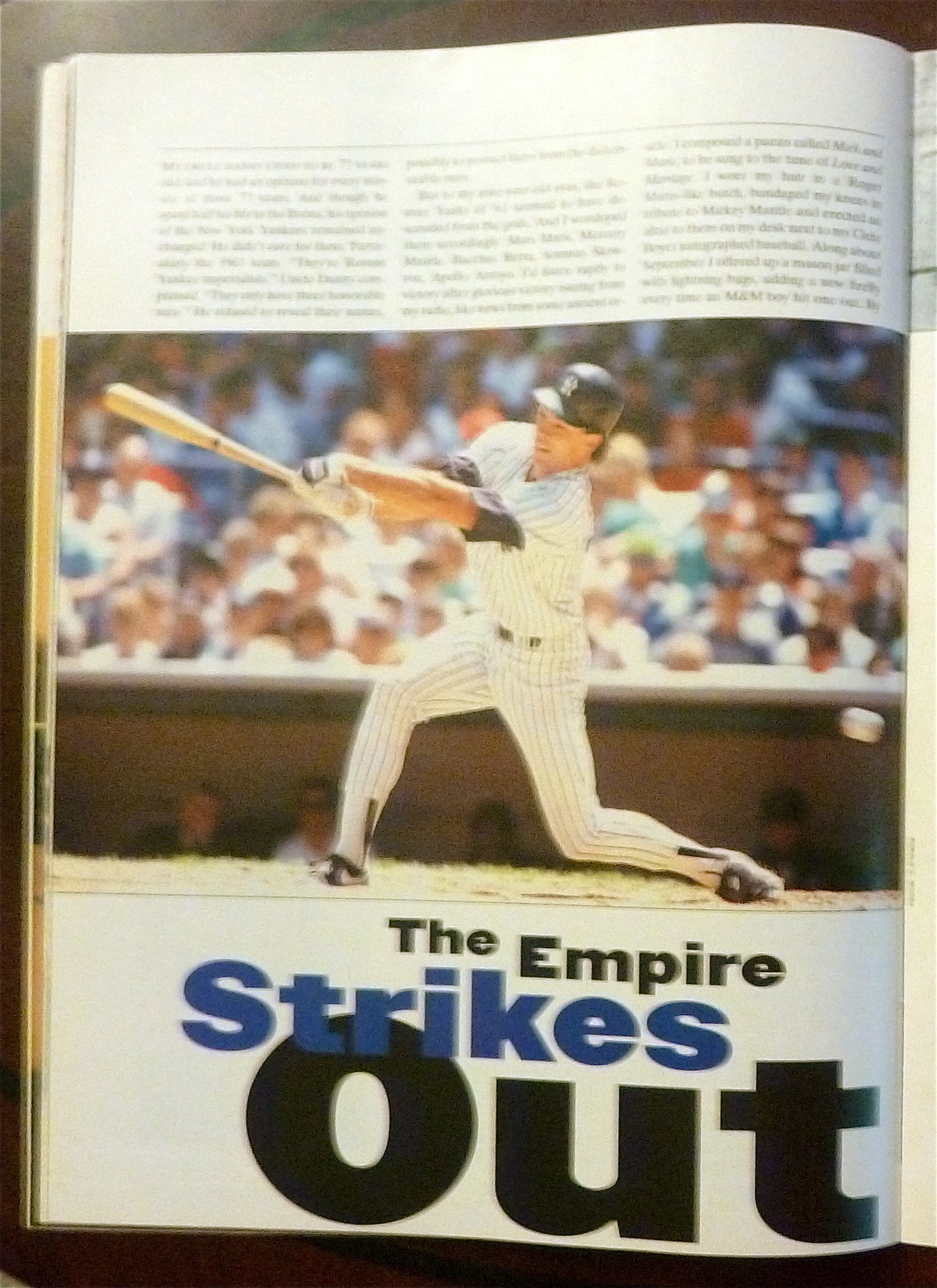 Sports Illustrated Magazine-May 27, 1991-Mantle/Maris