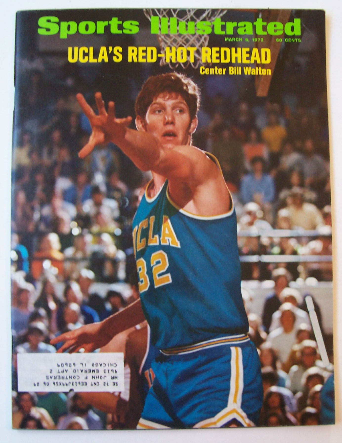 Sports Illustrated Magazine-March 6, 1972-Bill Walton