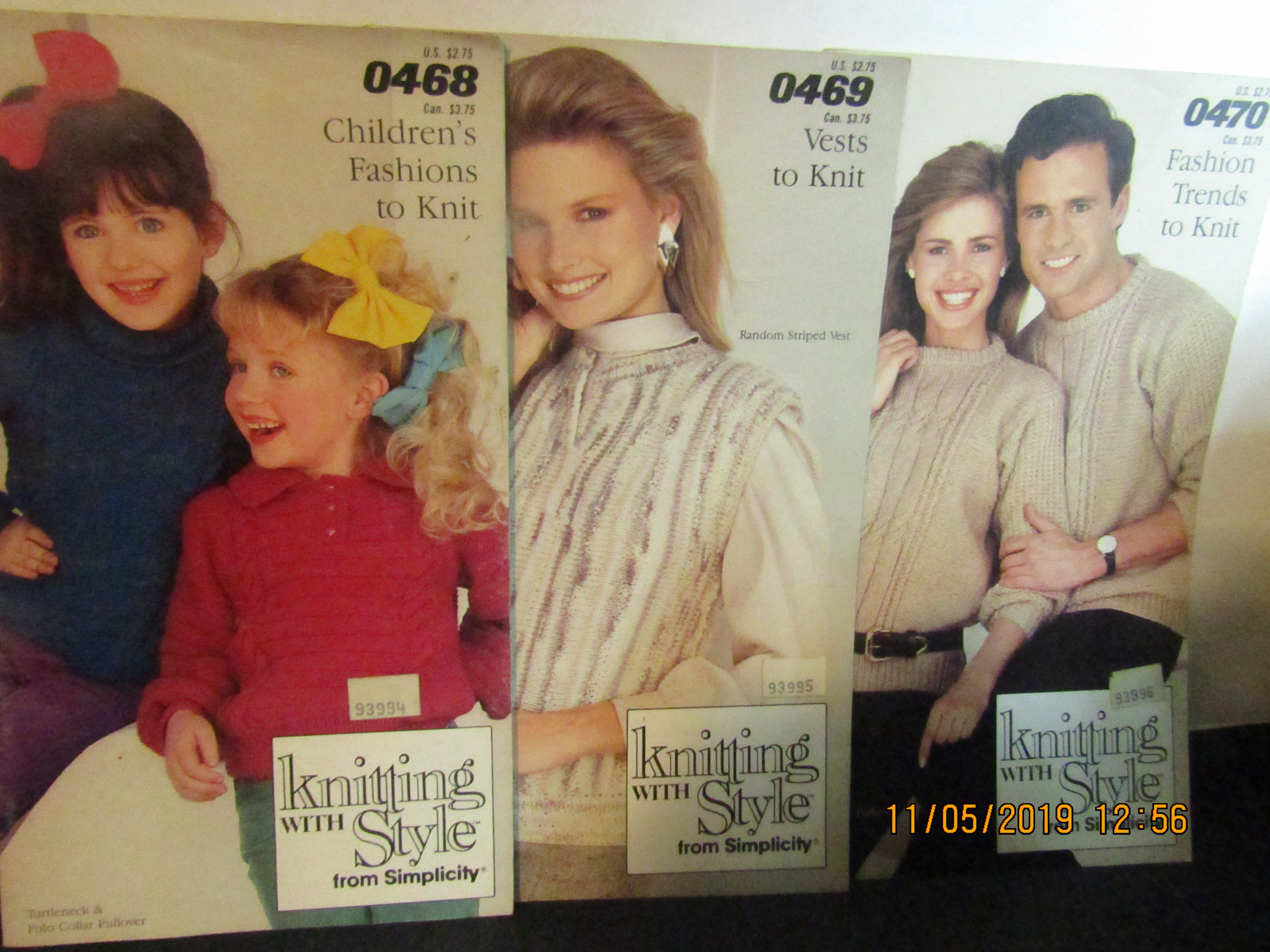 Simplicity  Booklets Knitting With Style Set Of Three