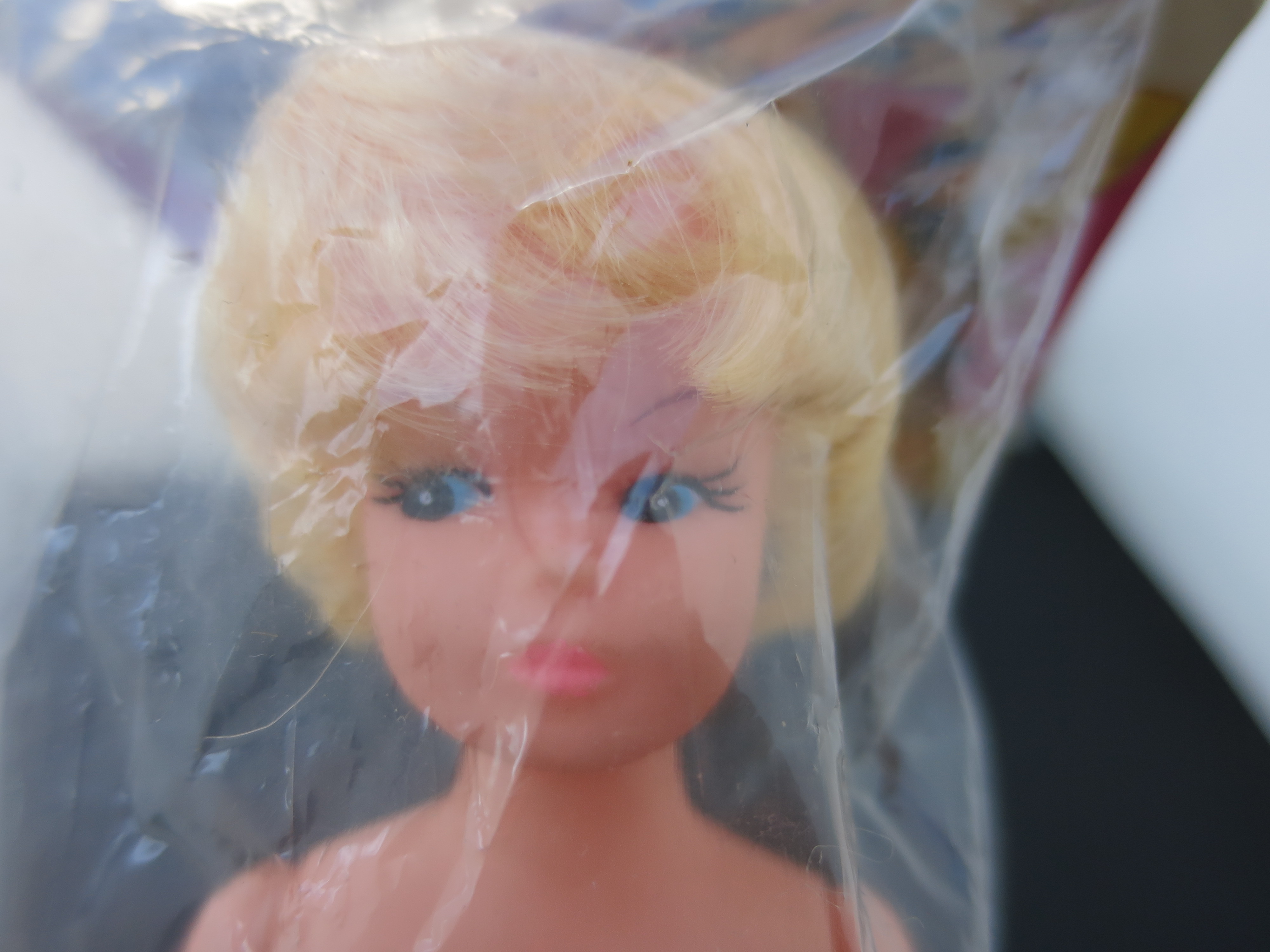Vintage Dress Up Doll Rooted Blonde Hair Pressflags