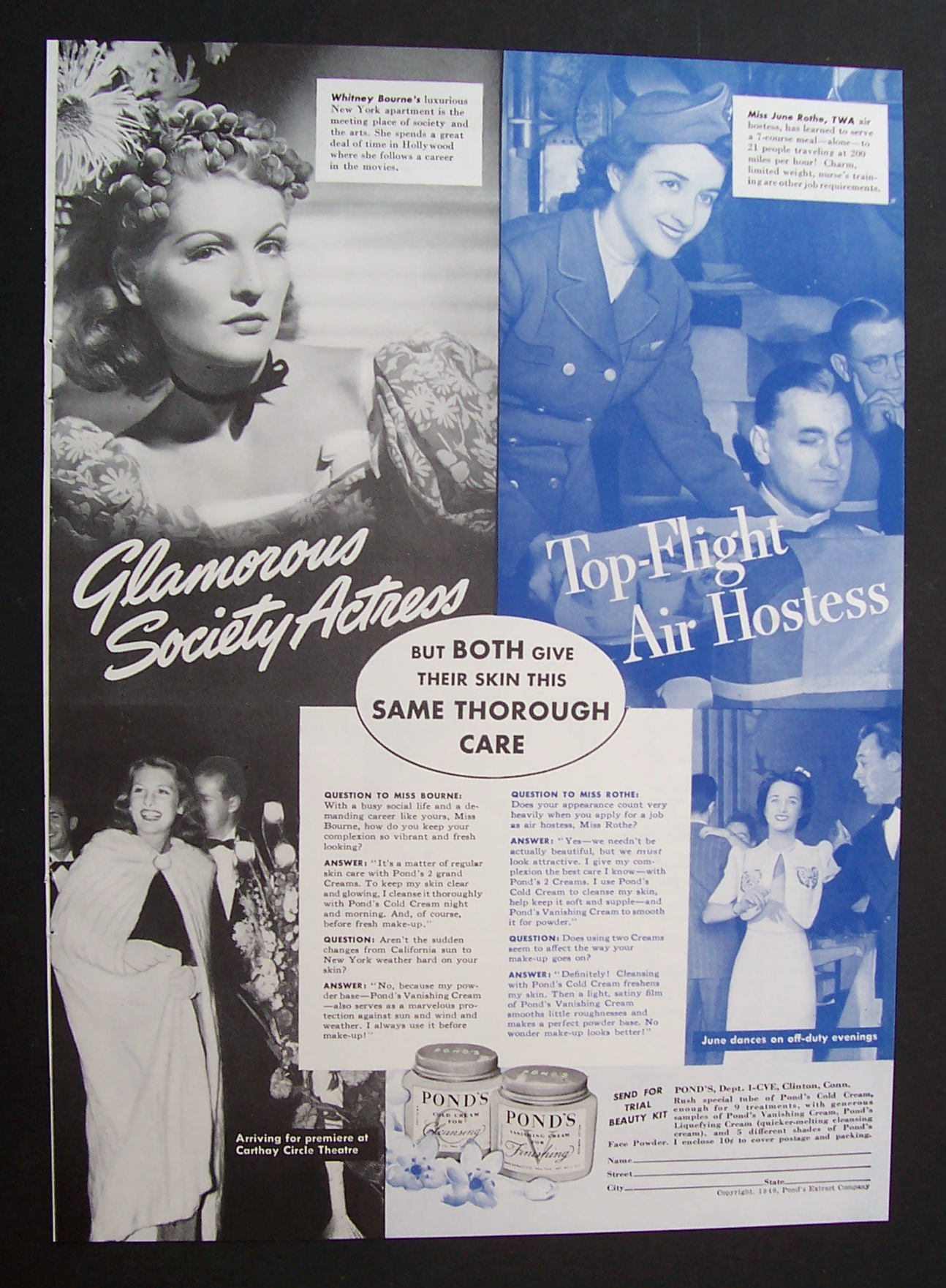 1940 Pond's Cold Cream