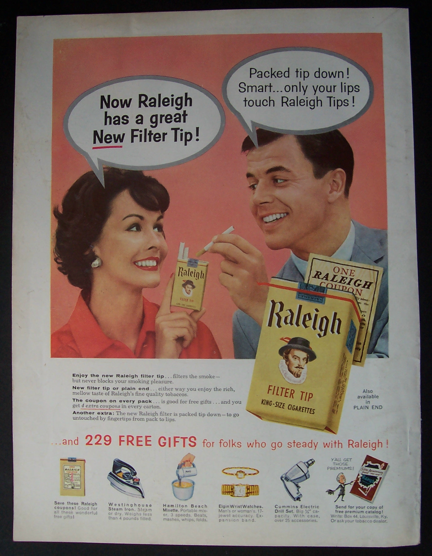 1958 Raleigh Cigarettes