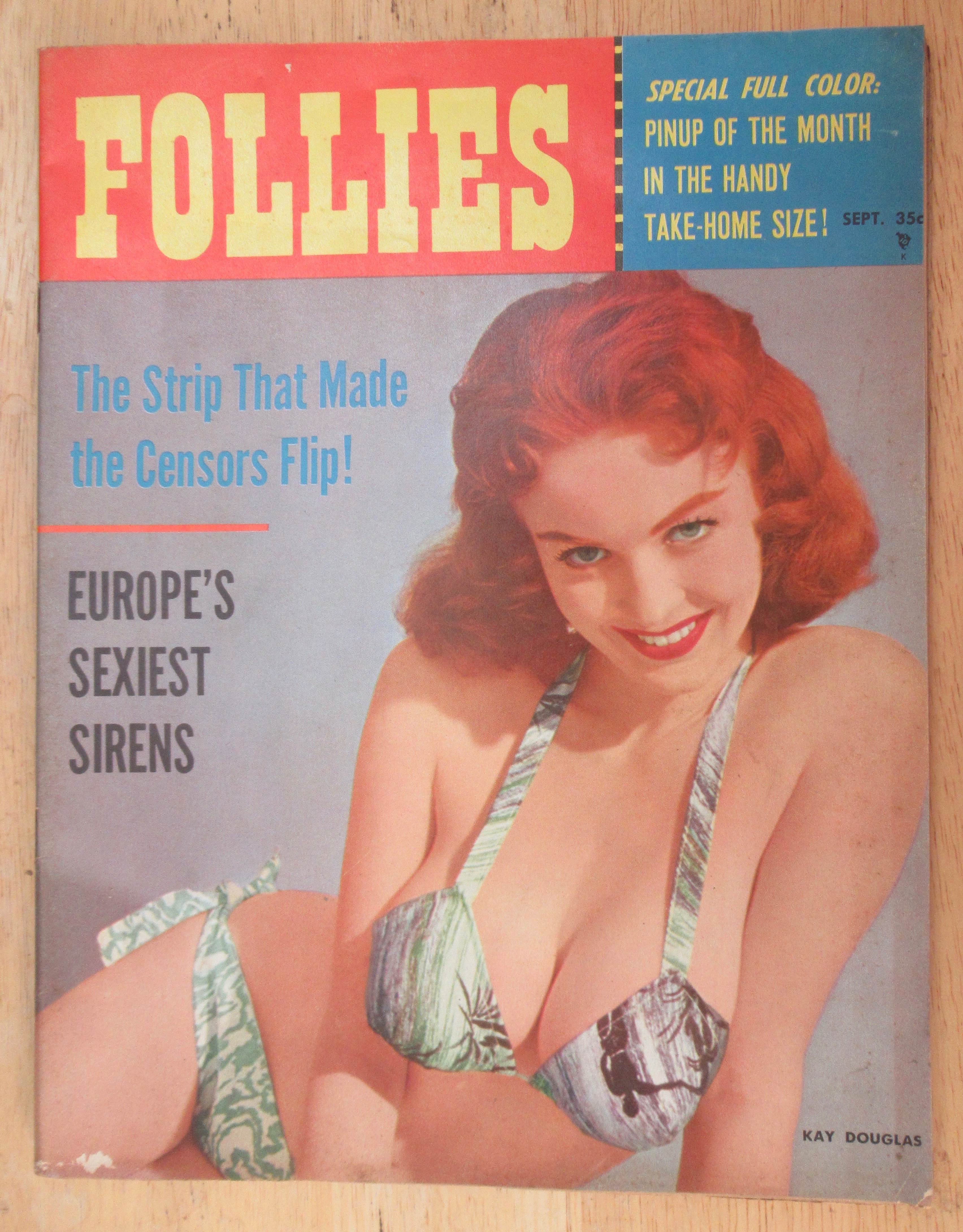 Follies Magazine September 1956 Kay Douglas