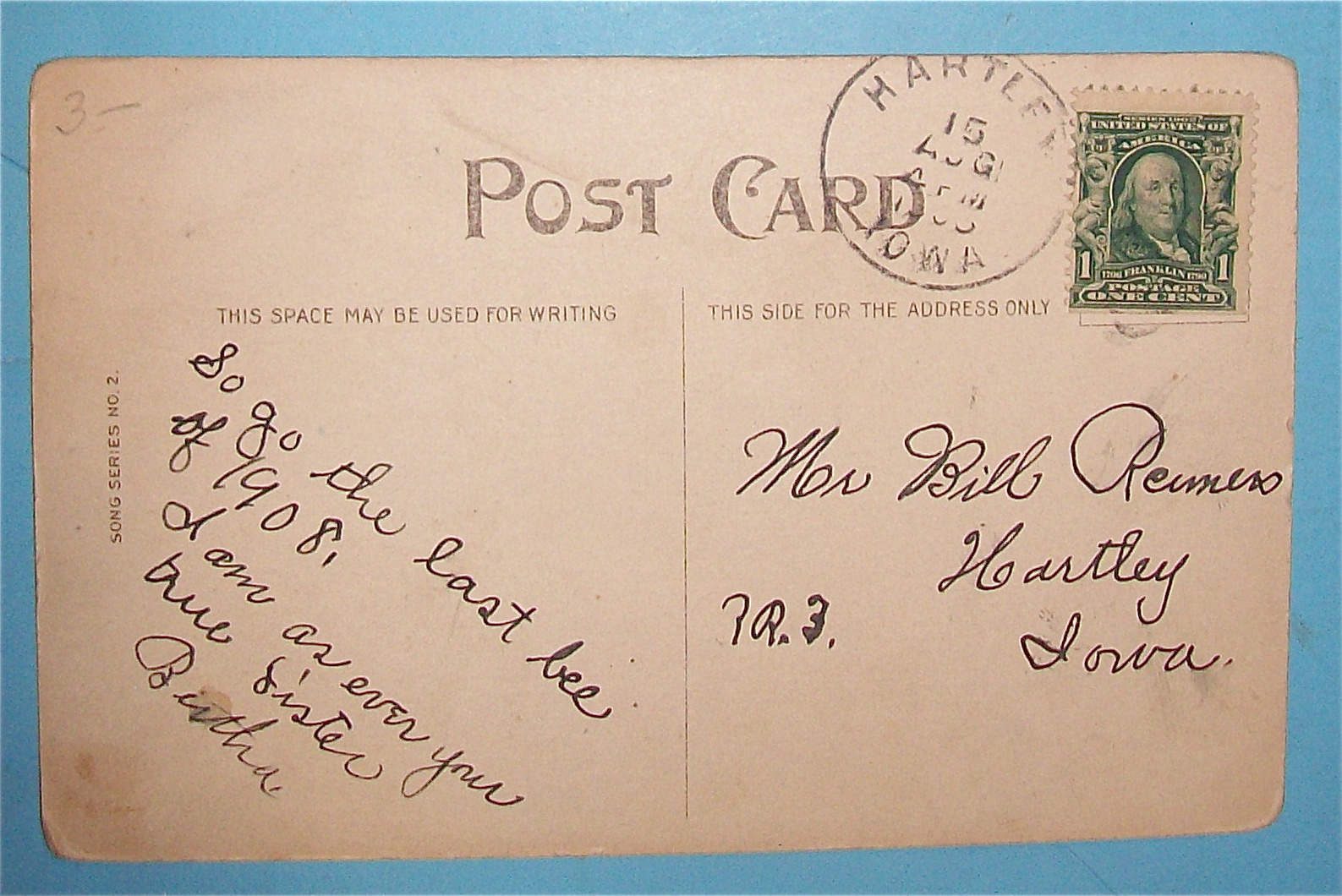 Bees Chasing Boy Postcard